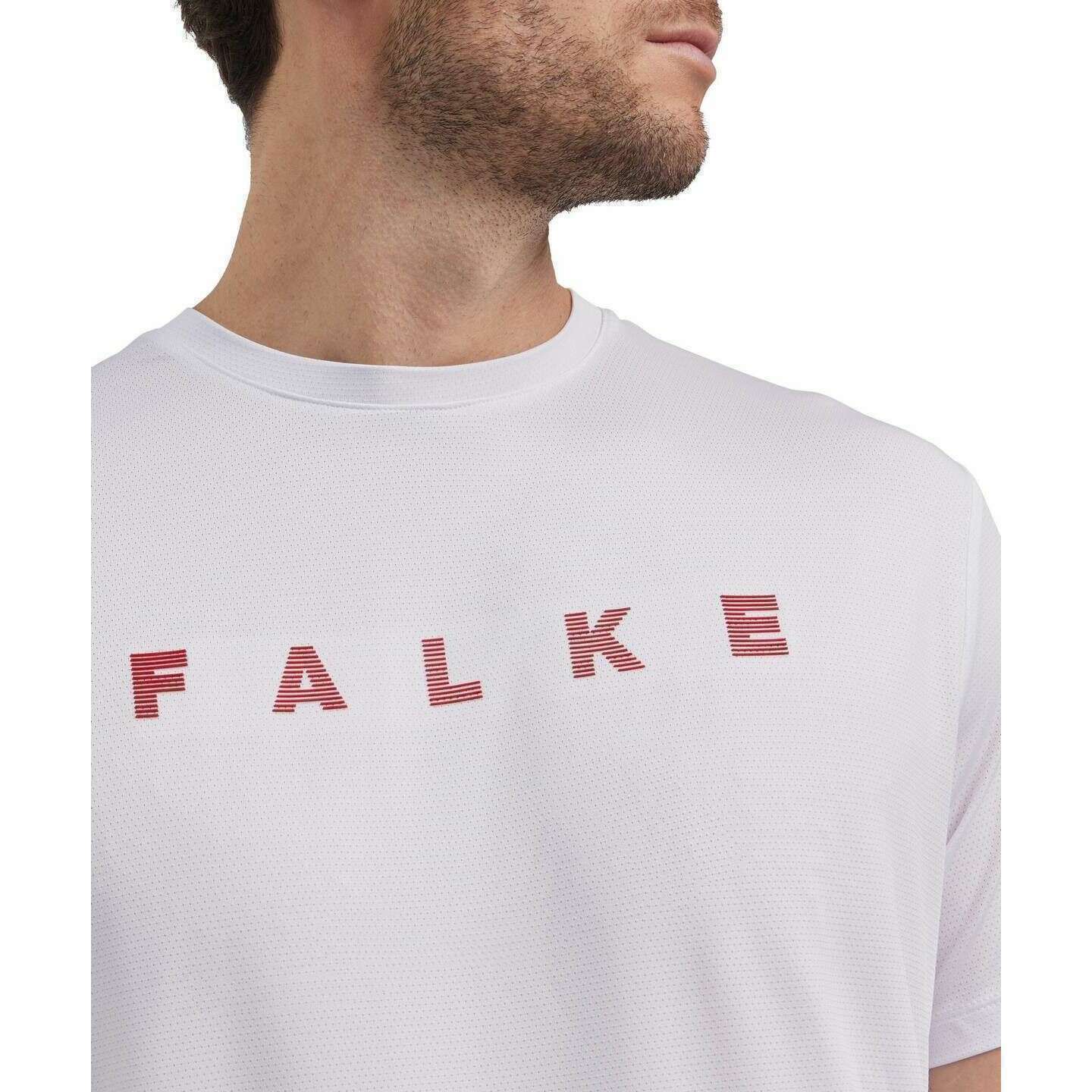 Falke Training Logo T-Shirt - White - Image 4