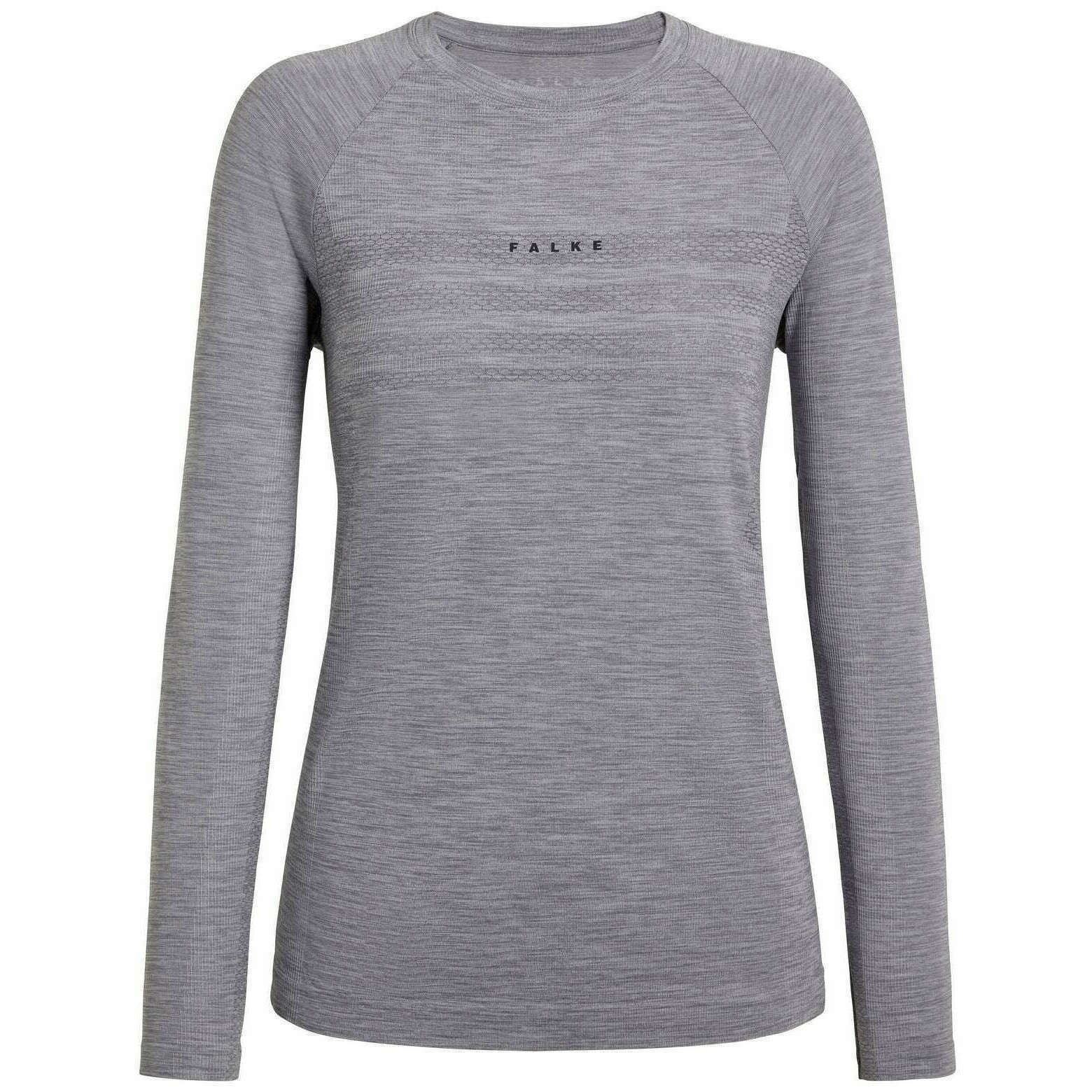 Falke Training Move Better Long-Sleeve Shirt - Grey Heather