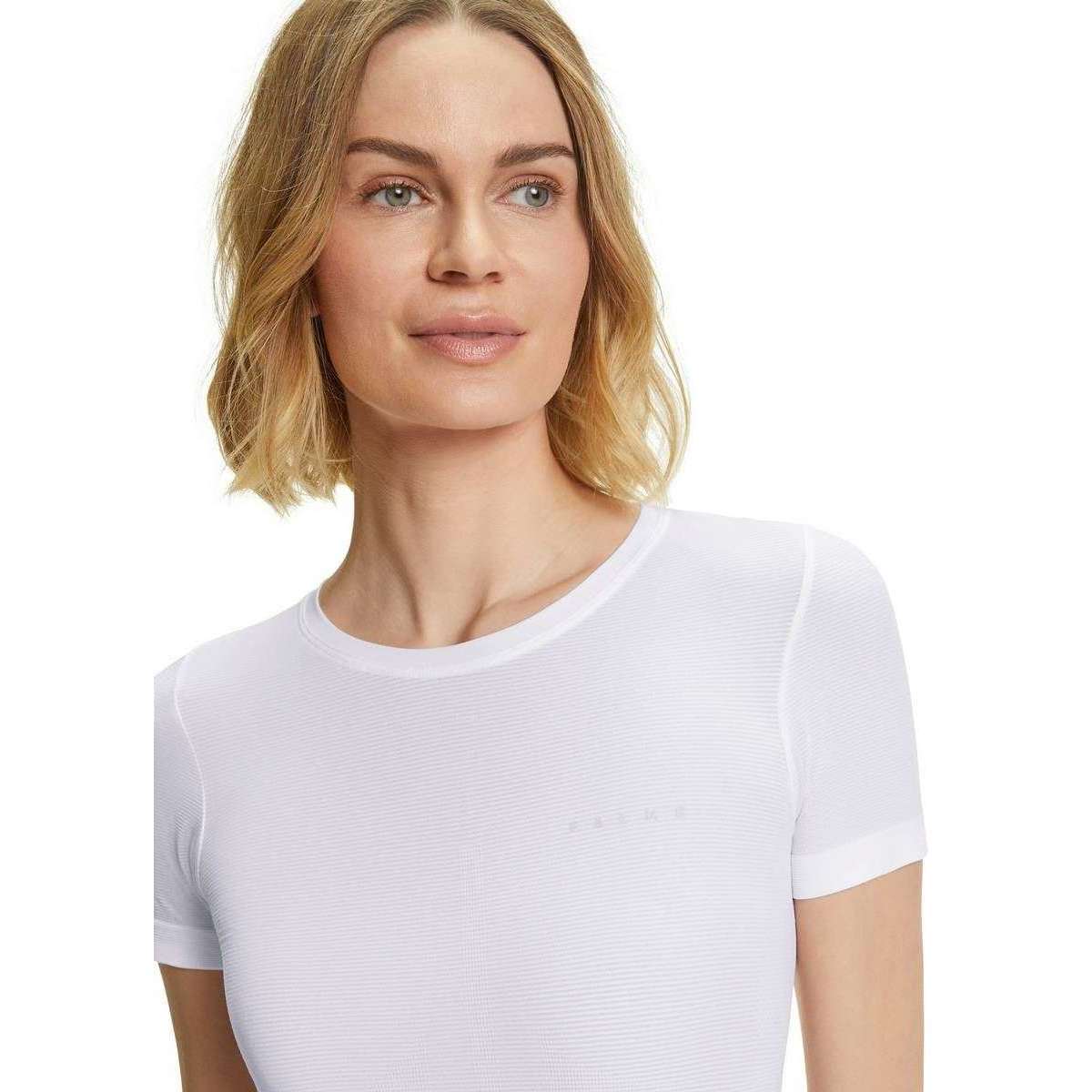 Falke Ultra-Light Cool Short Sleeved Sports Shirt - White - Image 4