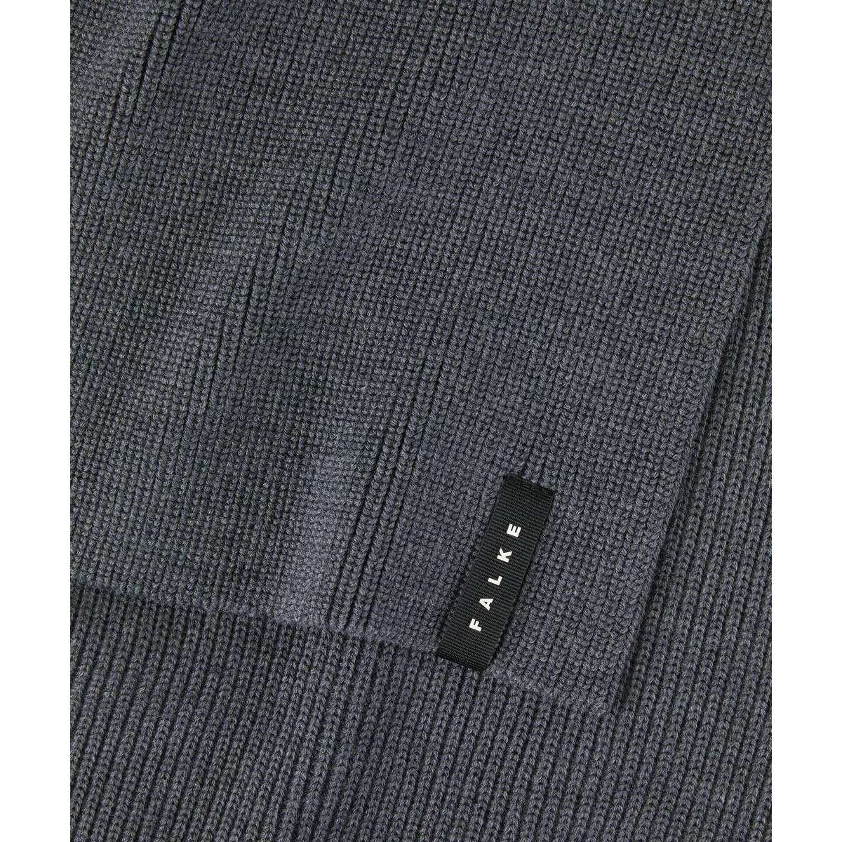 Falke Ultrafine Merino Wool Scarf - Dark Grey - Image 3