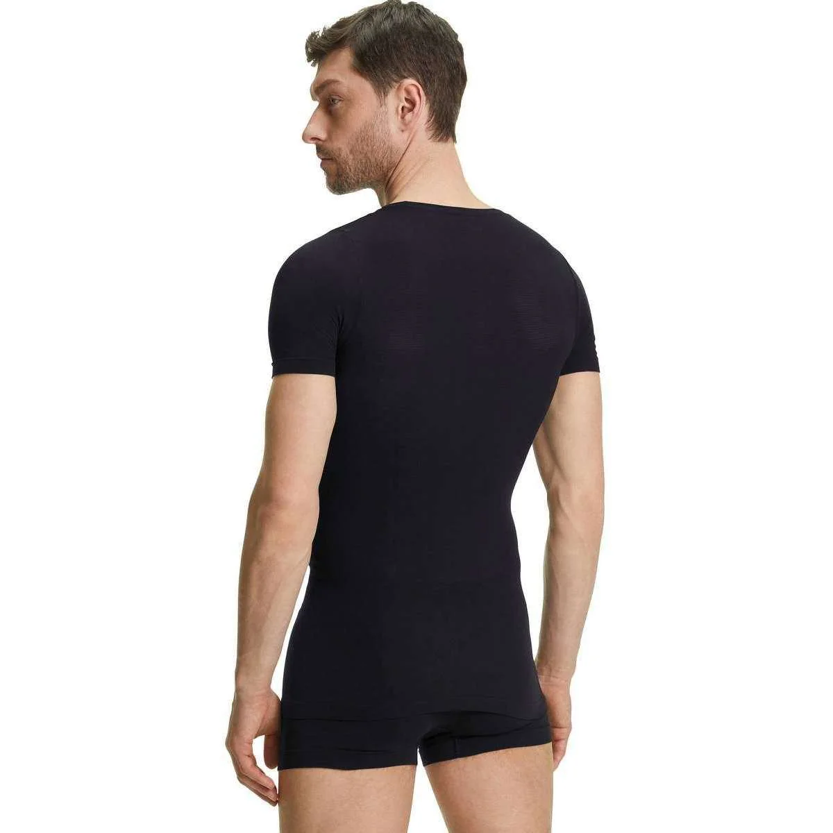 Falke Ultralight Cool Short Sleeved Sports Shirt - Black - Image 3