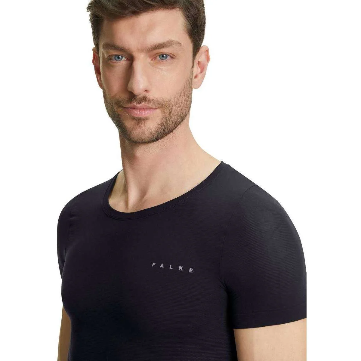 Falke Ultralight Cool Short Sleeved Sports Shirt - Black - Image 4