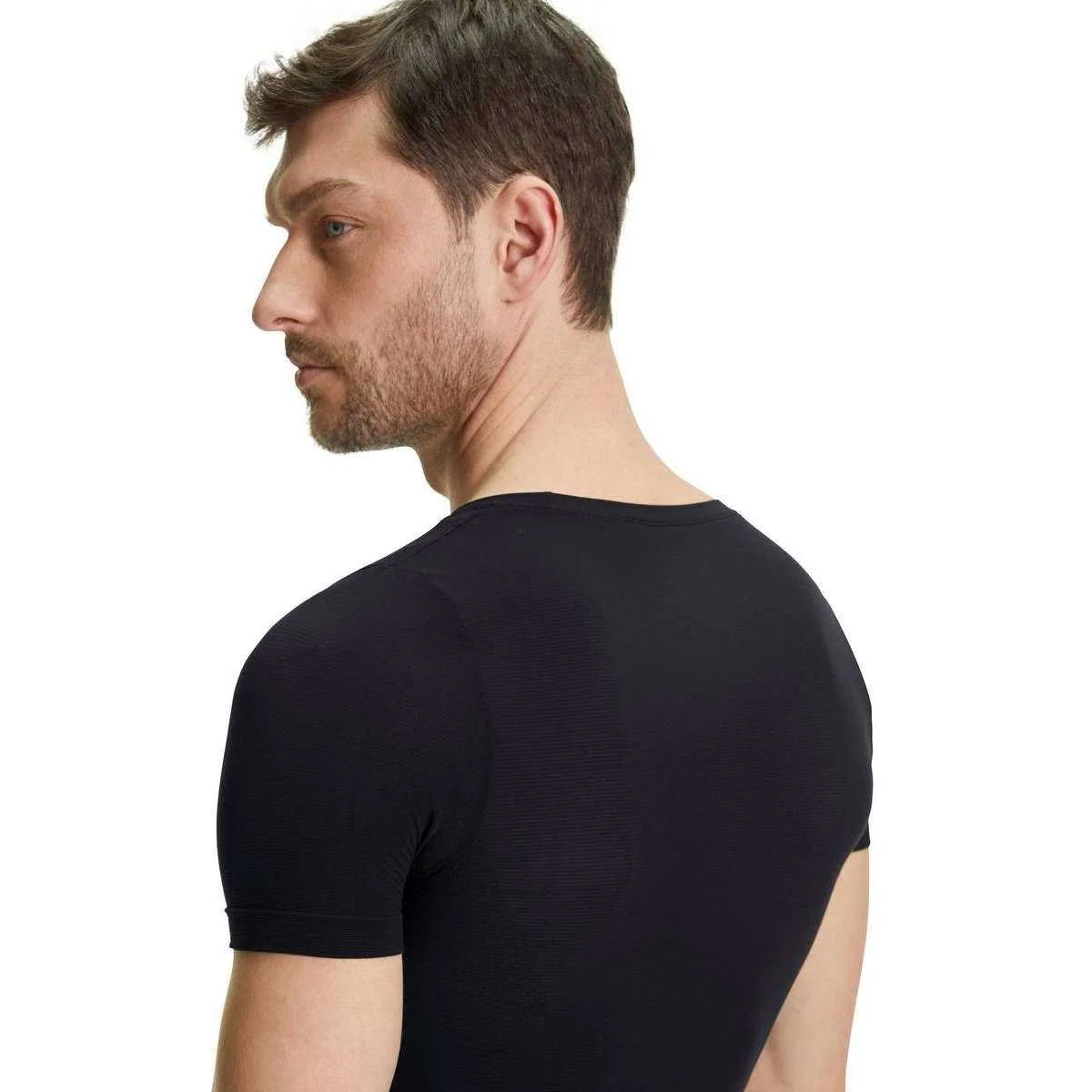 Falke Ultralight Cool Short Sleeved Sports Shirt - Black - Image 5