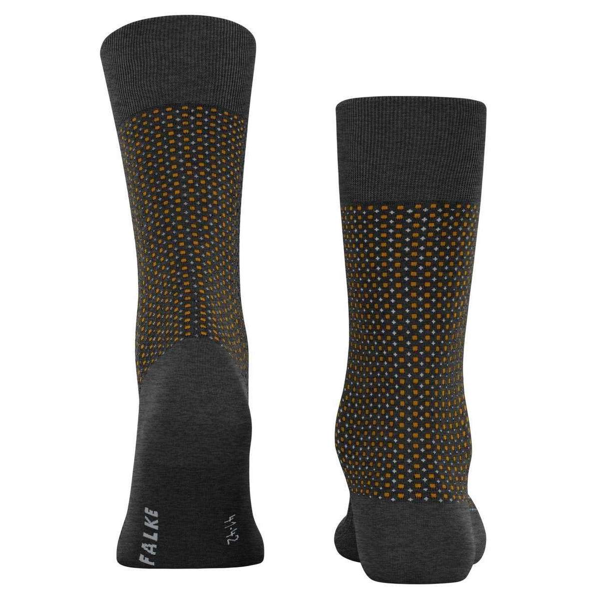 Falke Uptown Tie Socks - Anthracite Grey - Image 3
