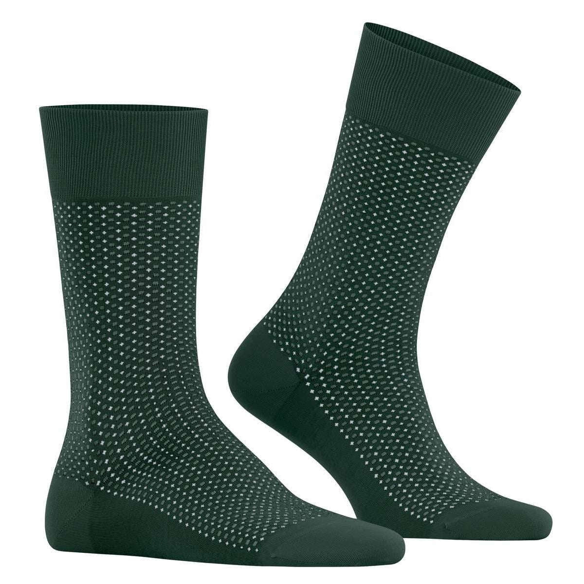 Falke Uptown Tie Socks - Hunter Green - Image 2