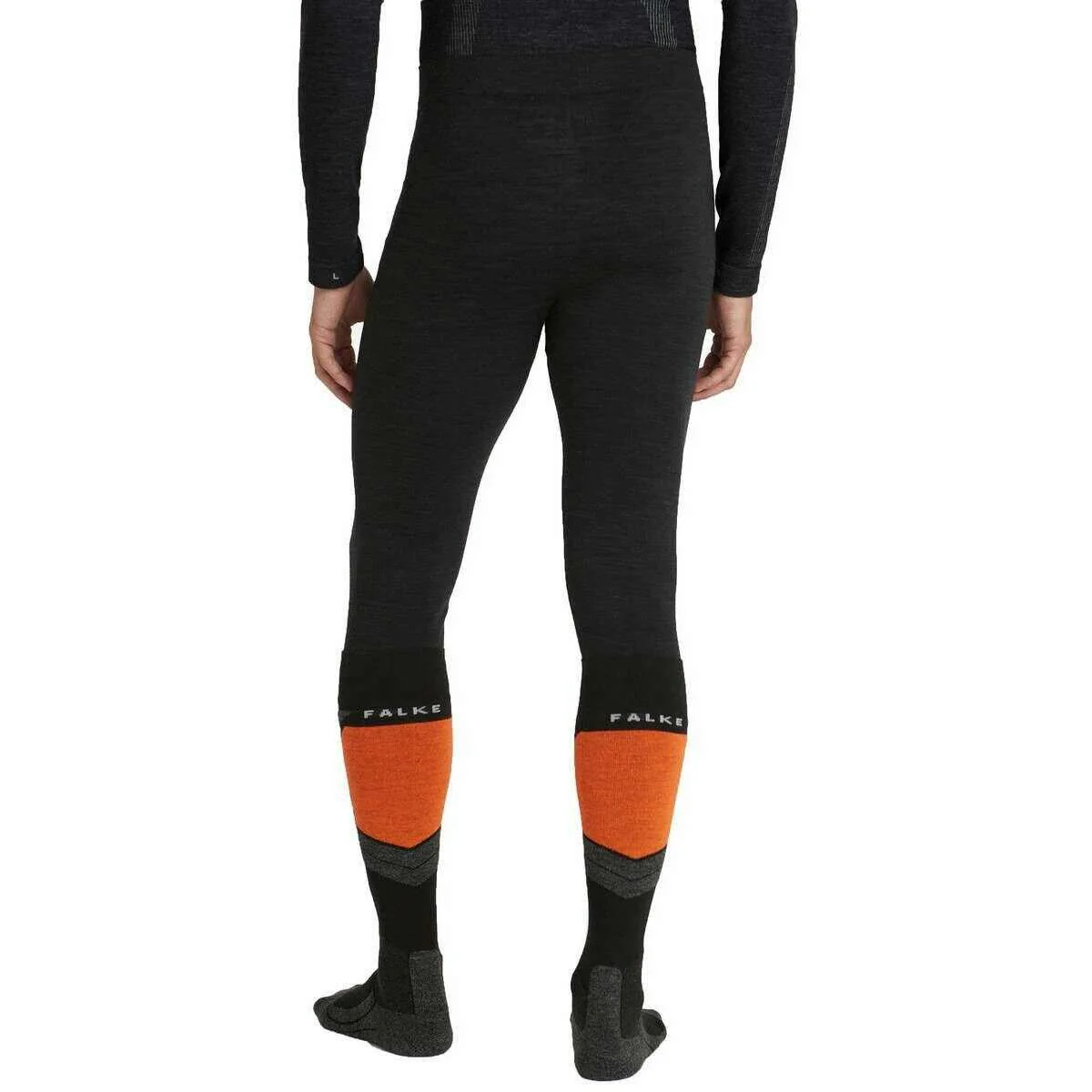 Falke Wool Tech 3/4 Tights - Black - Image 3