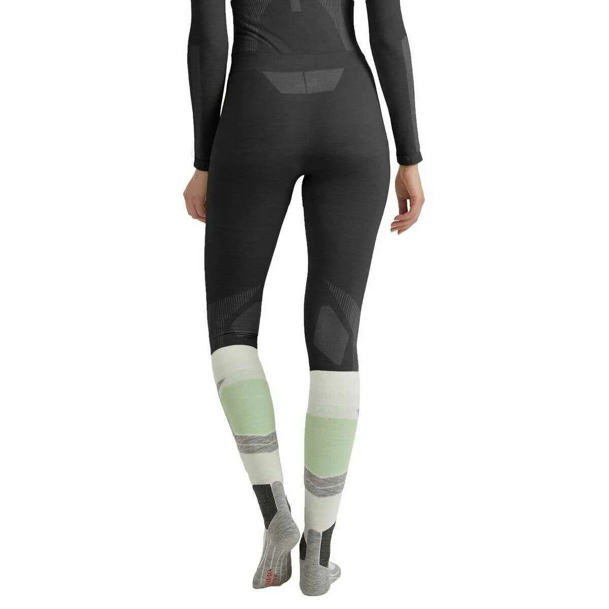 Falke Wool Tech Tights - Black - Image 3
