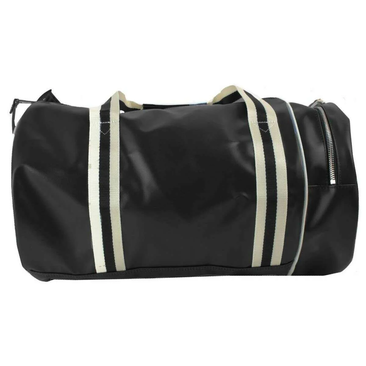 Fred Perry Classic Barrel Bag - Black/Ecru Cream - Image 3