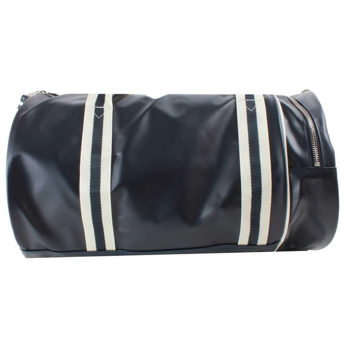 Fred Perry Classic Barrel Bag - Navy/Ecru Cream - Image 3