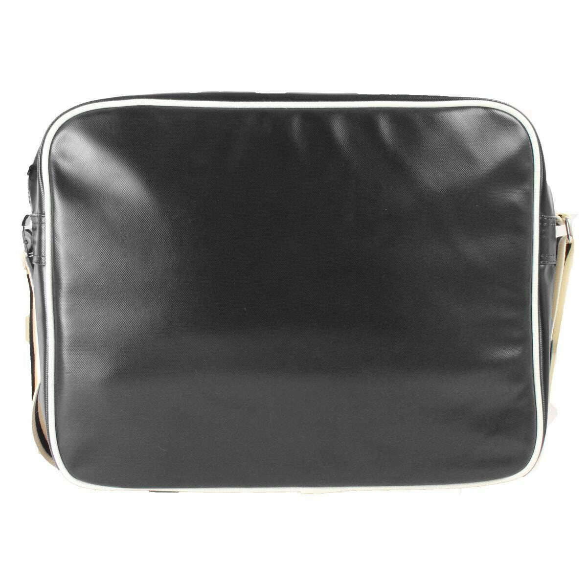 Fred Perry Classic Shoulder Bag - Black/Ecru Cream - Image 2