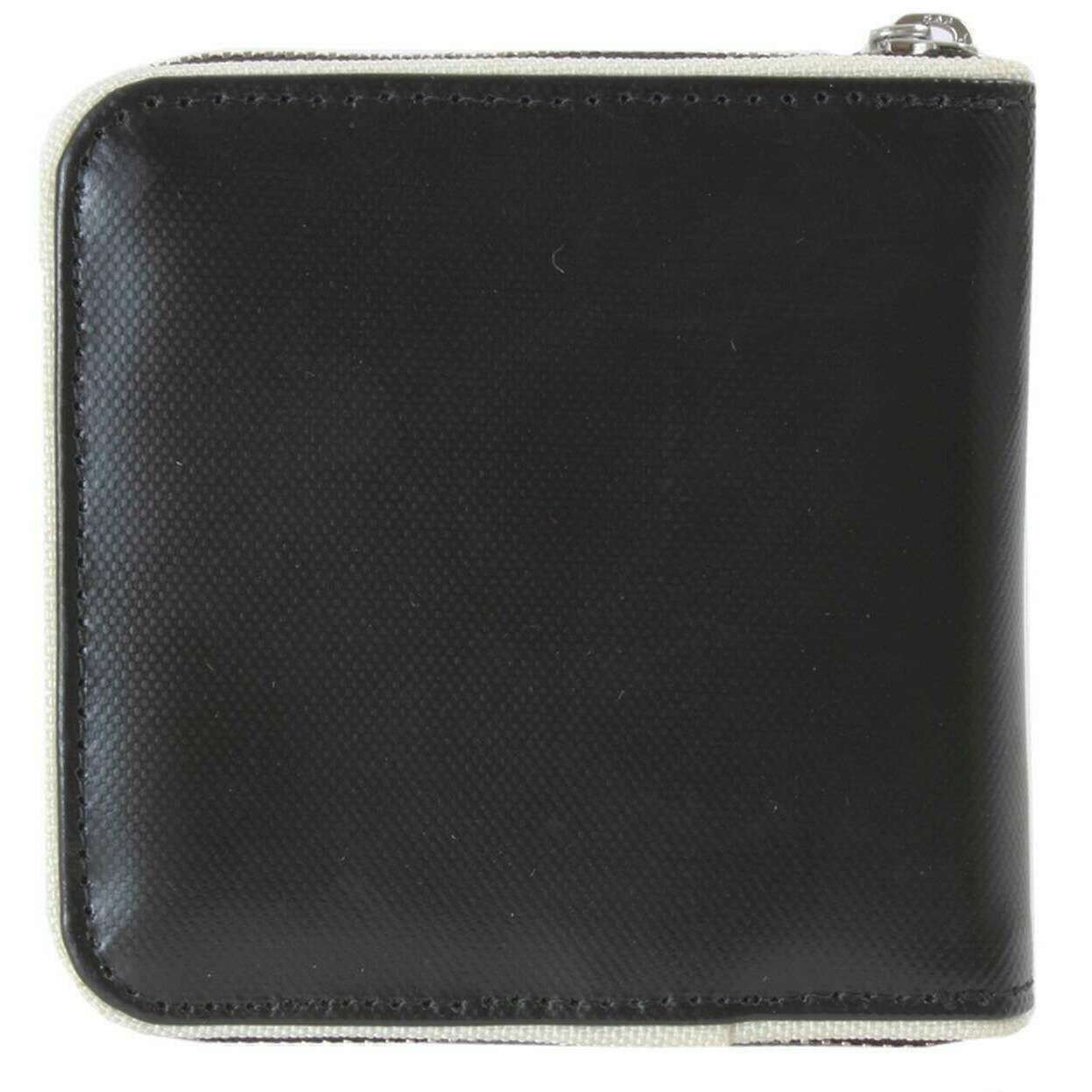 Fred Perry Classic Zip Around Wallet - Black/Ecru Cream - Image 3