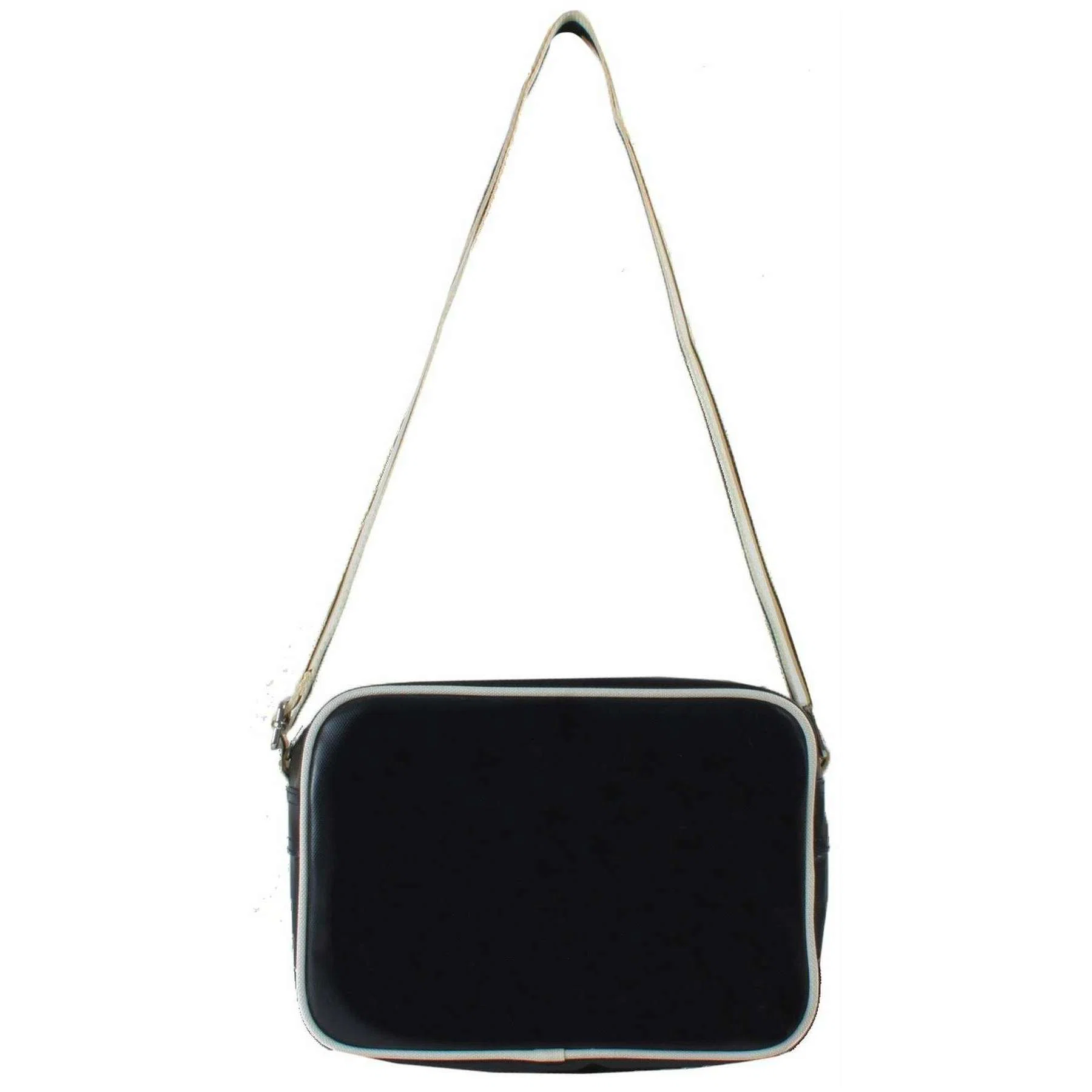 Fred Perry Mini Classic Shoulder Bag - Navy/Ecru Cream - Image 3