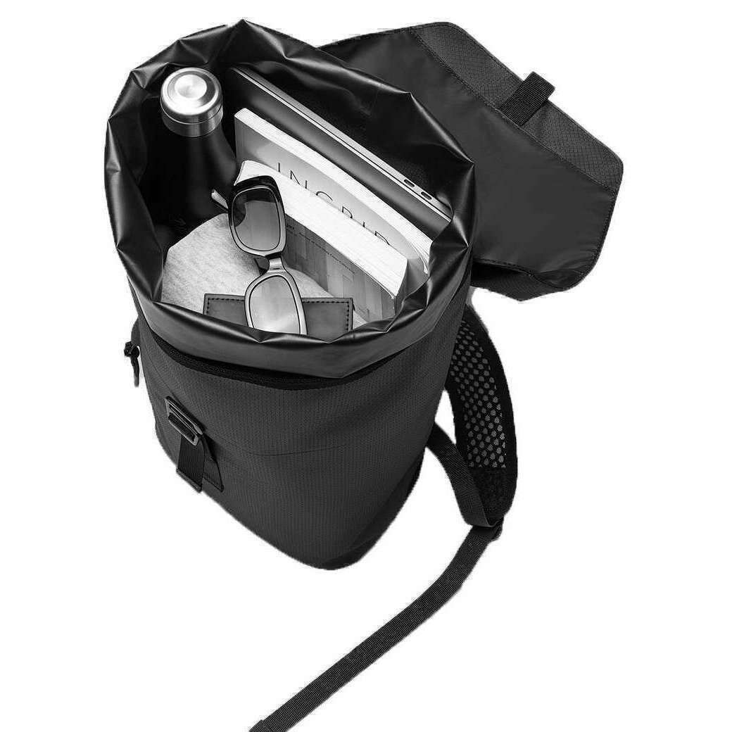 Gaston Luga Lightweight DuoSeal 14" Flap Backpack - Black - Image 5