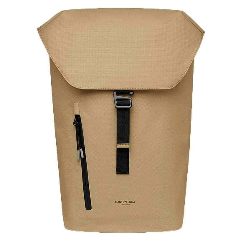 Gaston Luga Lightweight DuoSeal 14" Flap Backpack - Latte Beige