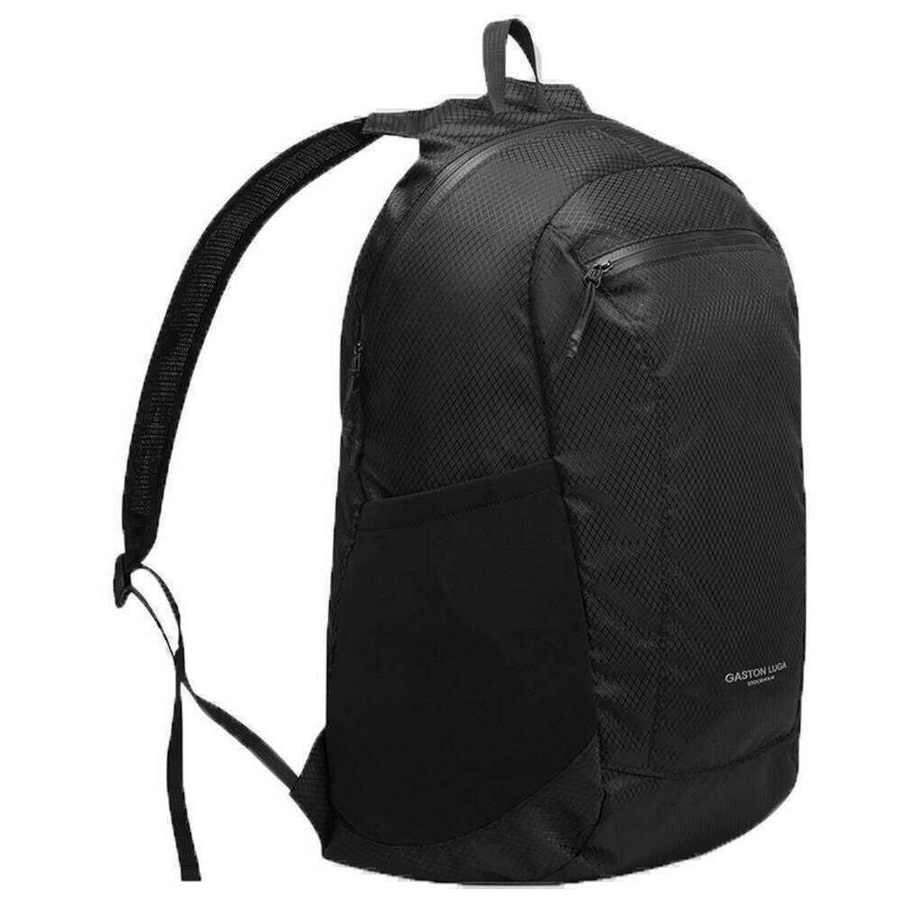 Gaston Luga Lightweight Packable Backpack - Black - Image 3