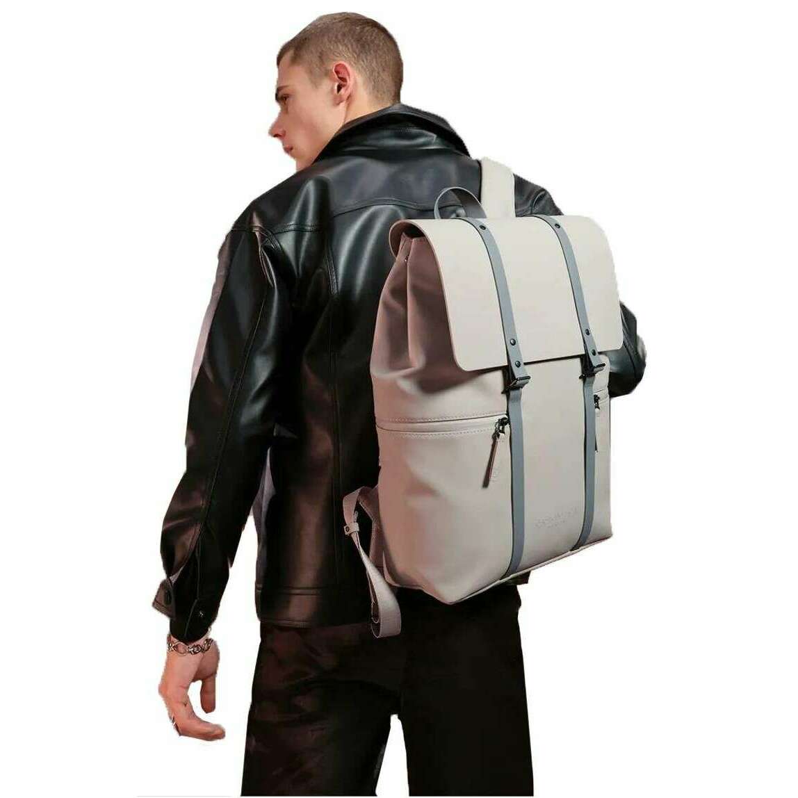 Gaston Luga Spläsh 16" 2.0 Backpack - Taupe Grey - Image 4
