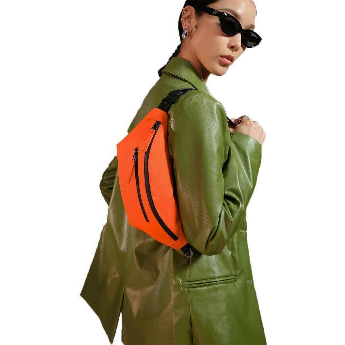 Gaston Luga Splash Bumbag - Orange Flame - Image 4
