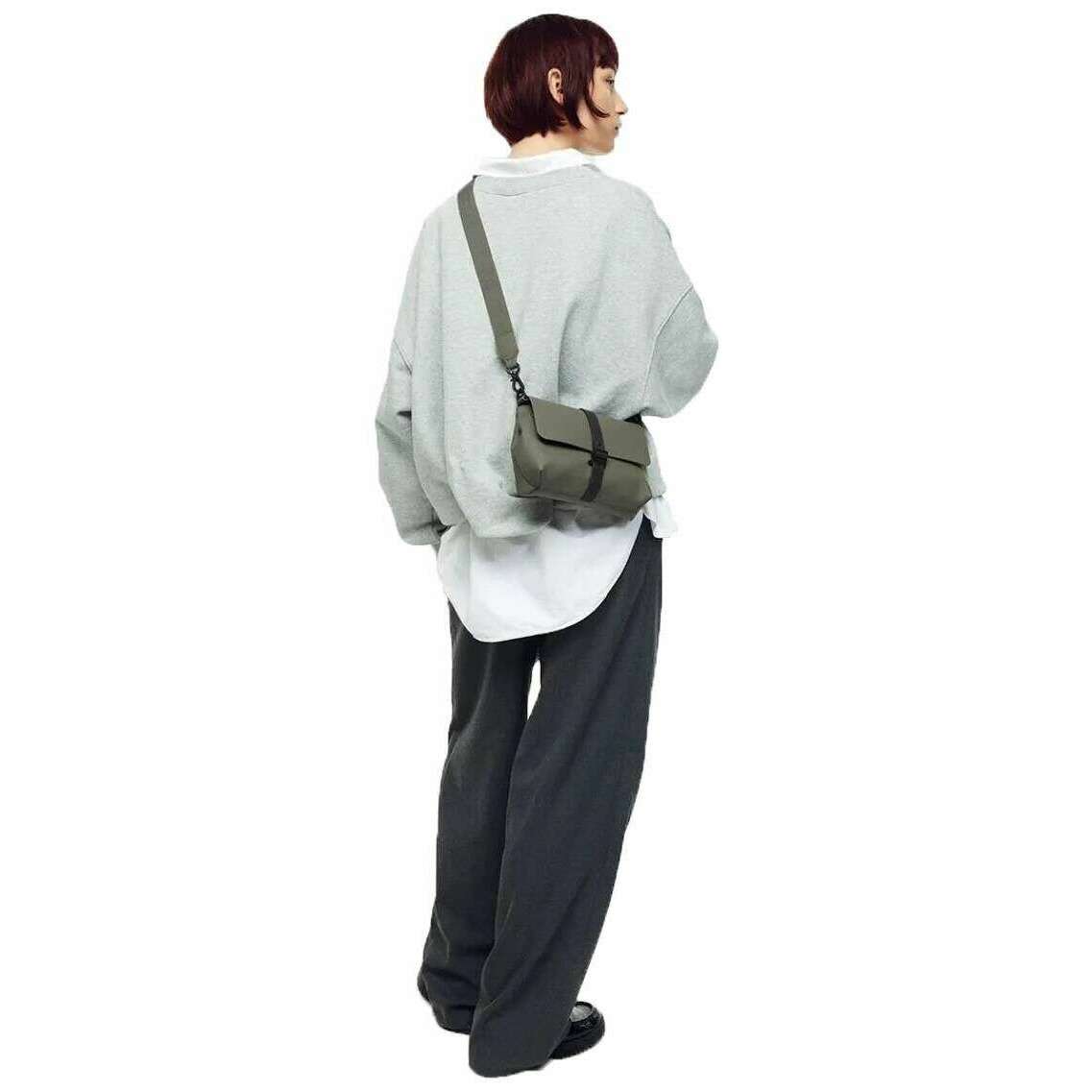 Gaston Luga Spläsh Crossbody Bag - Olive Green - Image 5