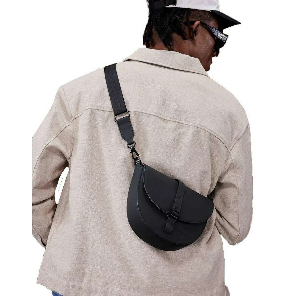 Gaston Luga Spläsh Moon Crossbody Bag - Black - Image 7