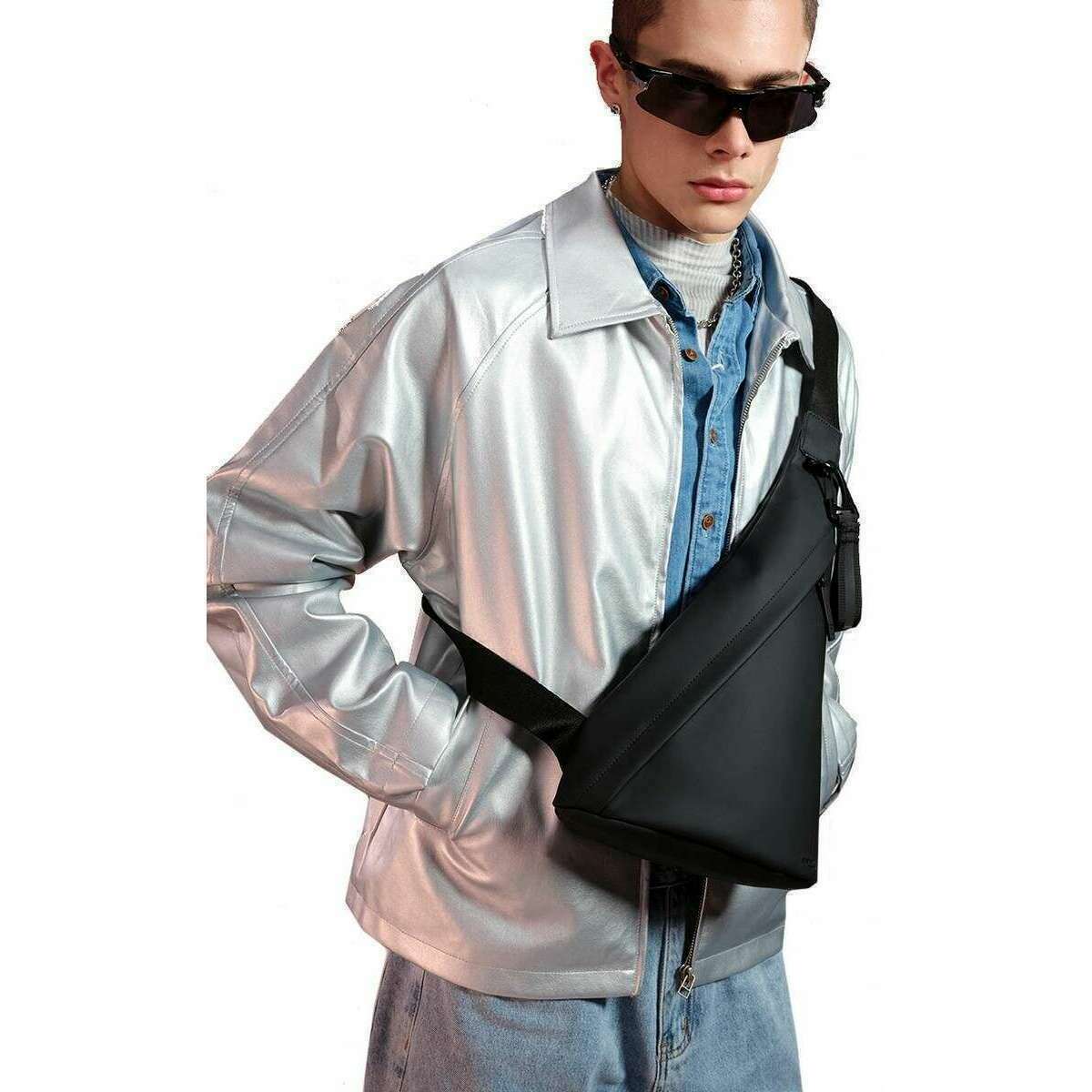 Gaston Luga Splash Sling Bag - Black - Image 5