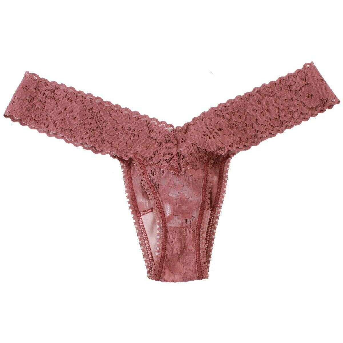 Hanky Panky Daily Lace Low Rise Thong - All Spice Brown - Image 2