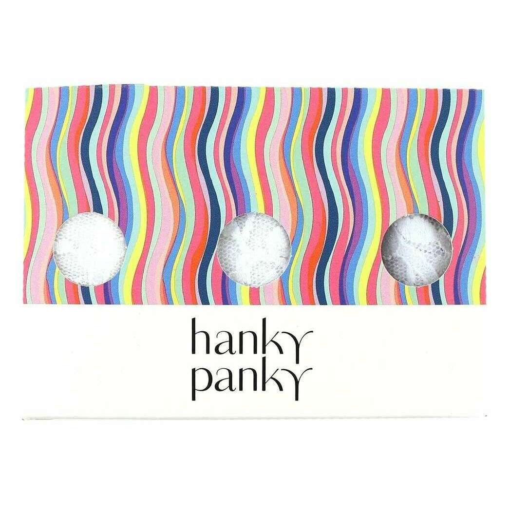 Hanky Panky Signature Lace 3 Pack Original Rise Thong - White - Image 2
