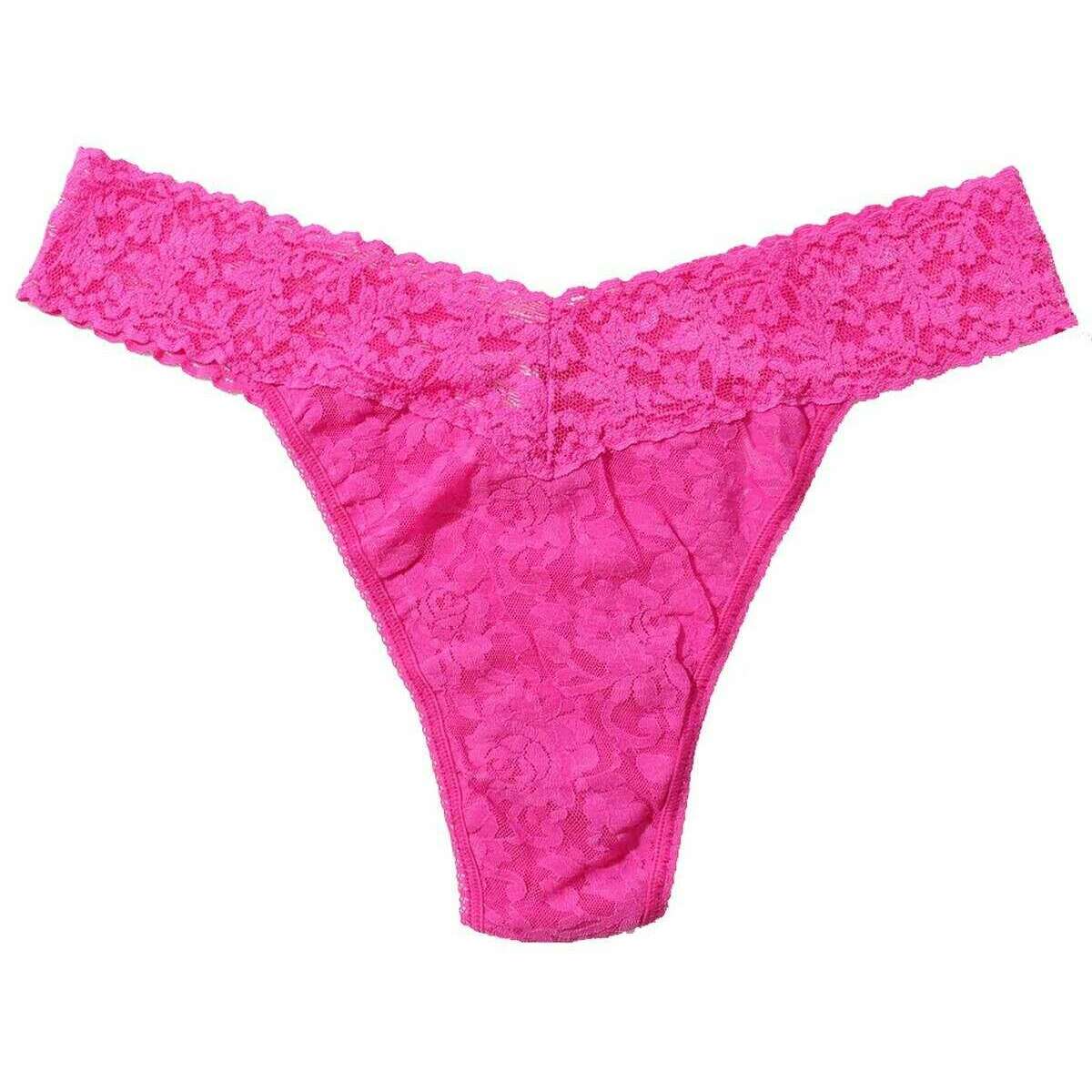 Hanky Panky Signature Lace Original Rise Thong - Marmalade Pink