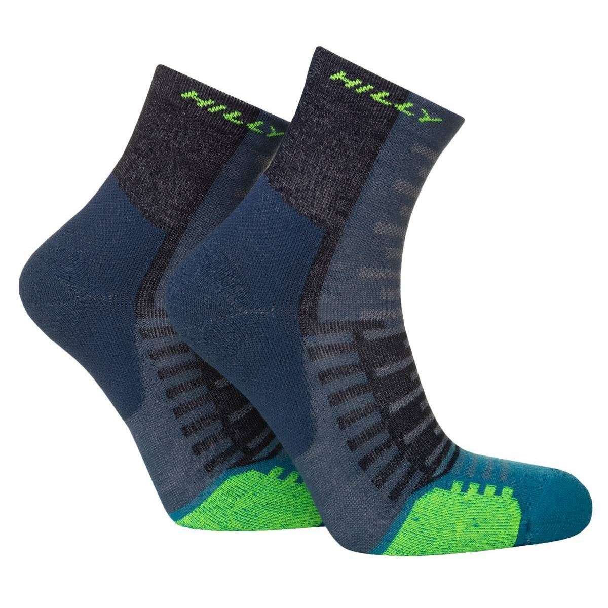 Hilly Active Anklet Min Socks - Denim/Teal - Image 5