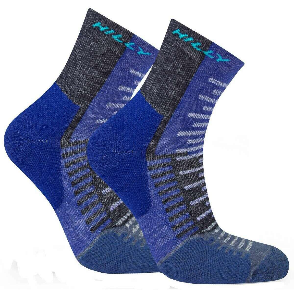 Hilly Active Anklet Socks - Cobalt Blue/Black - Image 6
