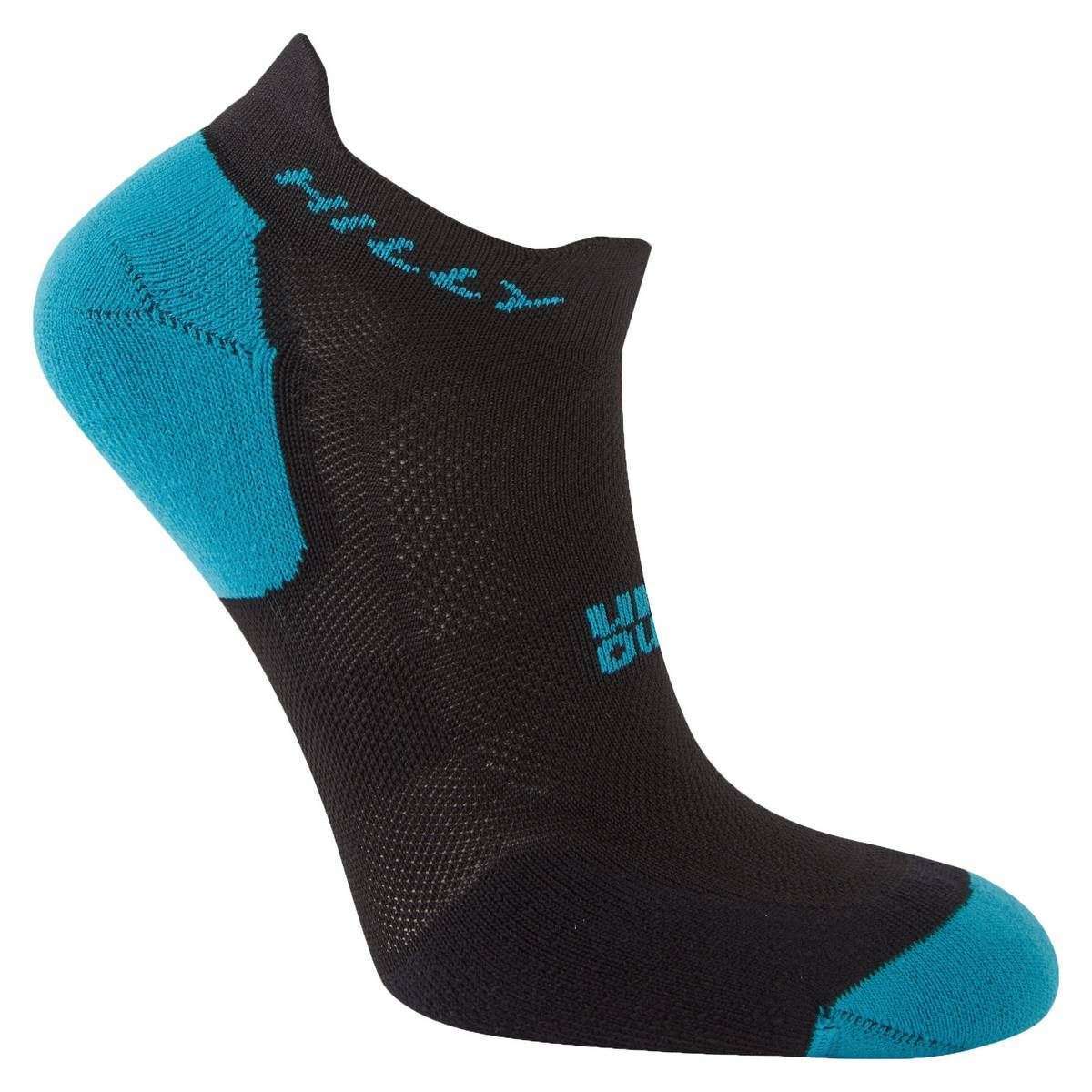 Hilly Active Socklet Min Twin Pack Socks - White/Black/Peacock - Image 3