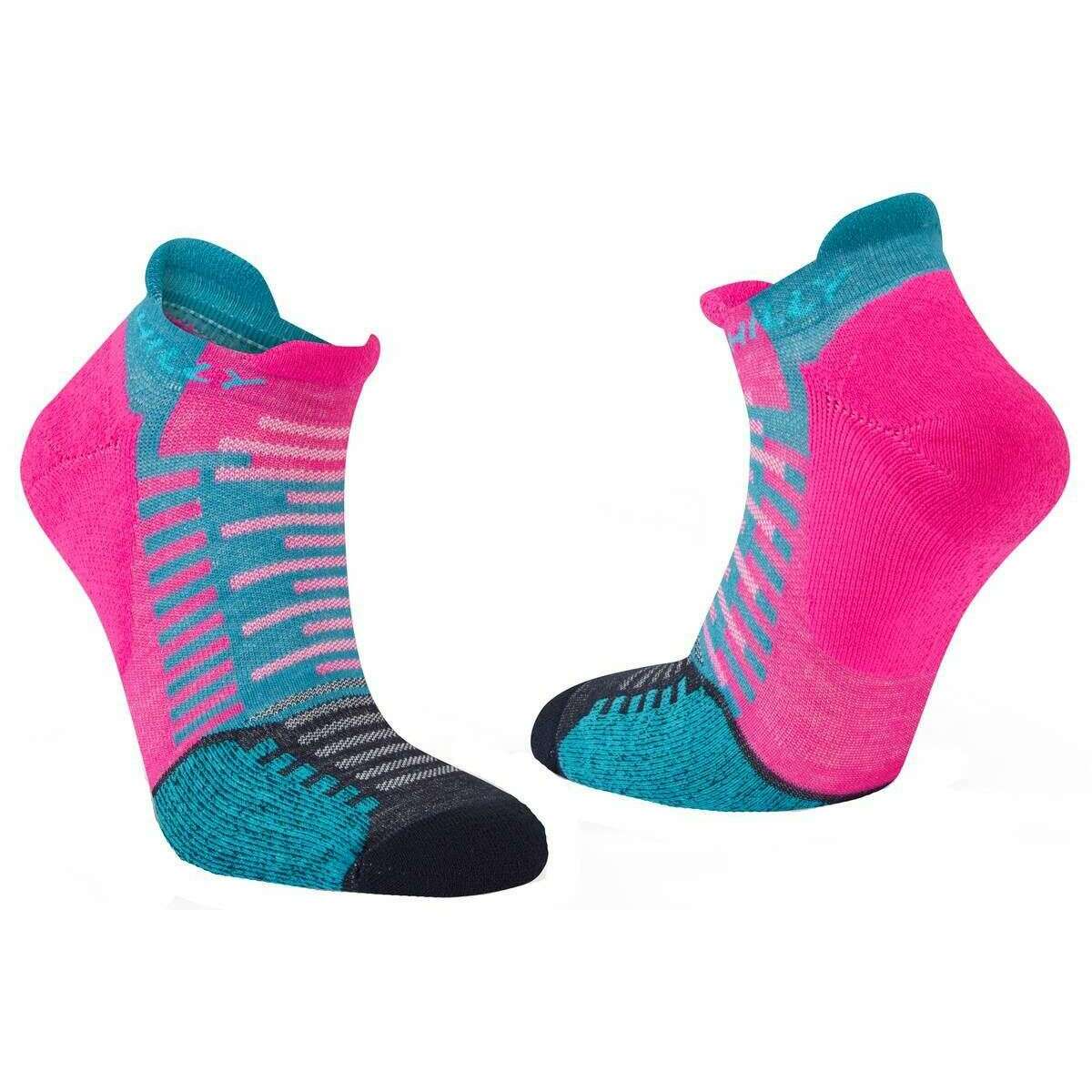 Hilly Active Socklets - Fluo Pink/Teal Green - Image 5