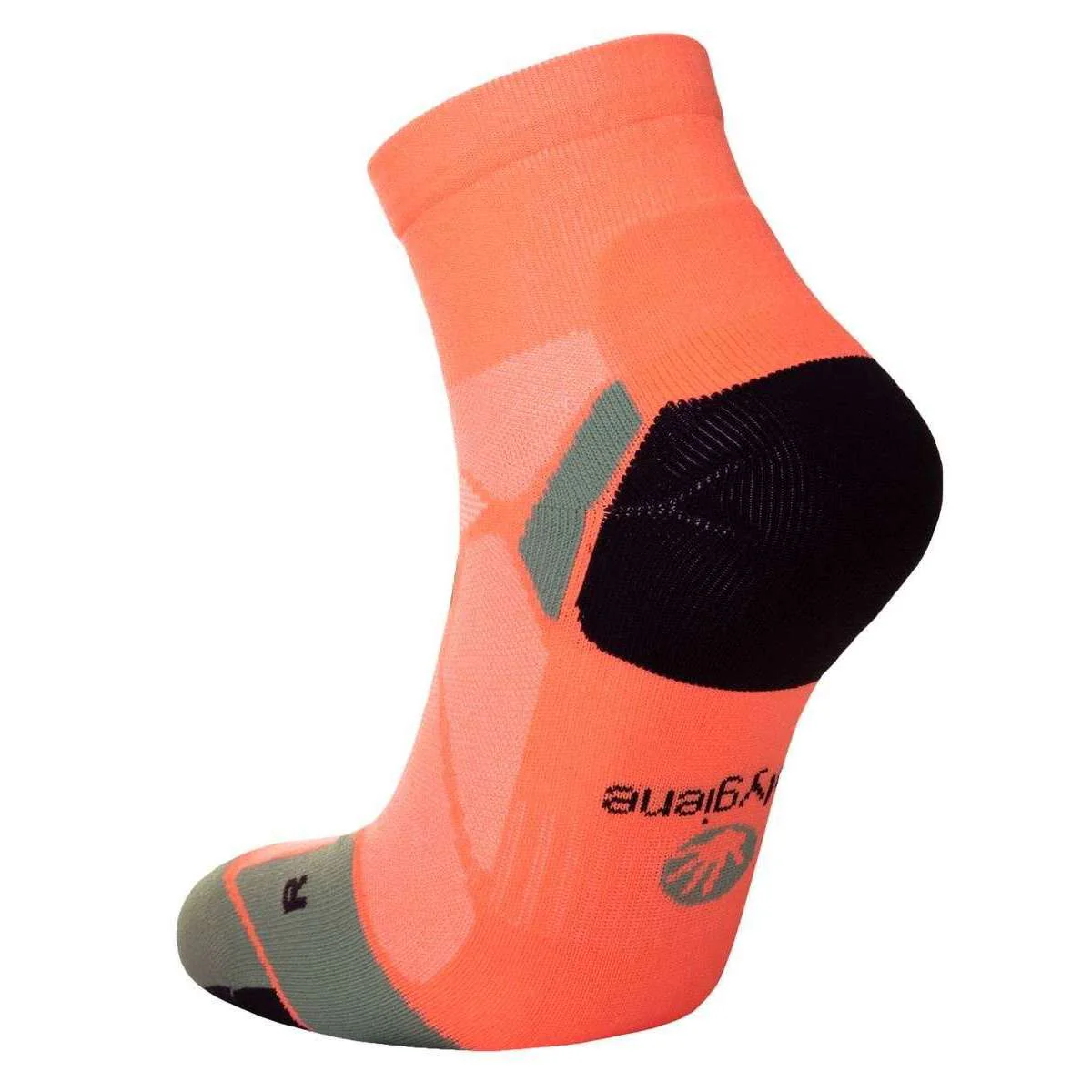 Hilly Marathon Fresh Anklet Min Socks - Neon Candy/Sage Green - Image 2