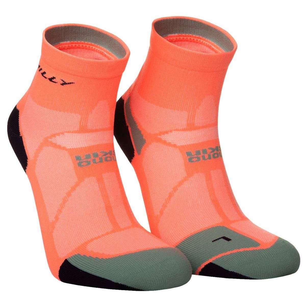 Hilly Marathon Fresh Anklet Min Socks - Neon Candy/Sage Green - Image 4