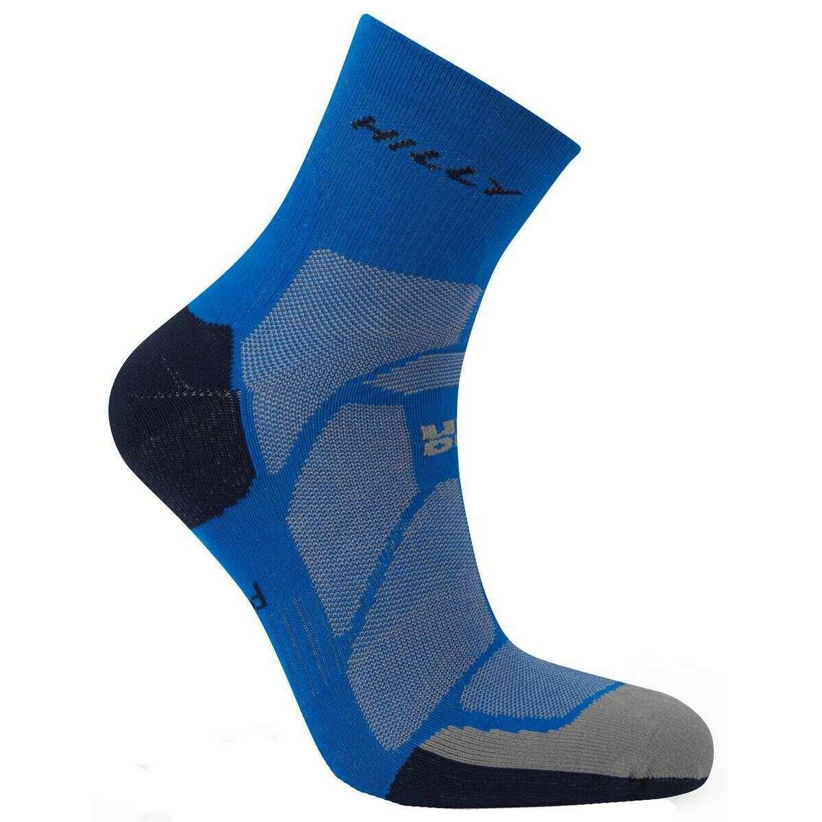 Hilly Marathon Fresh Anklet Socks - Cobalt Blue/Iron Grey - Image 3
