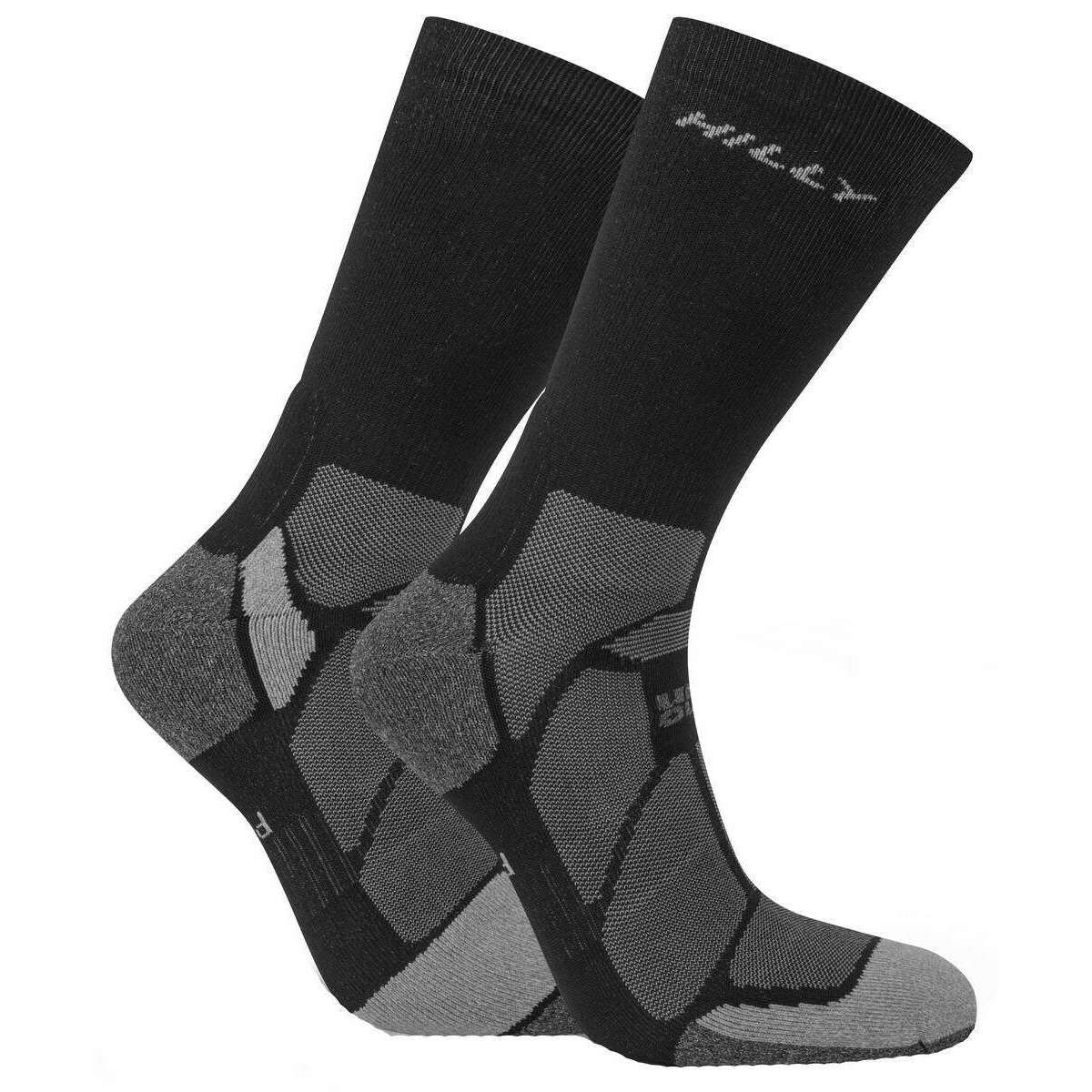 Hilly Marathon Fresh Crew Socks - Black/Grey - Image 6