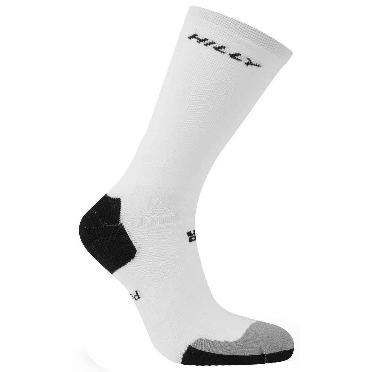 Hilly Marathon Fresh Crew Socks - White/Grey - Image 3