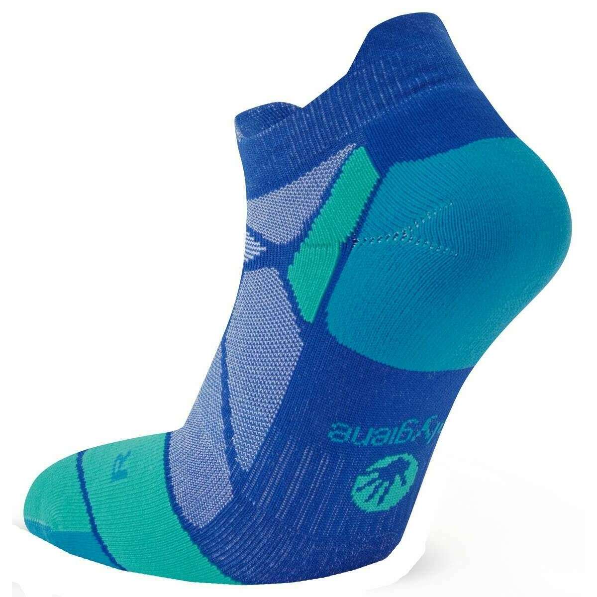Hilly Marathon Fresh Socklets - Sapphire Blue/Teal Green - Image 2