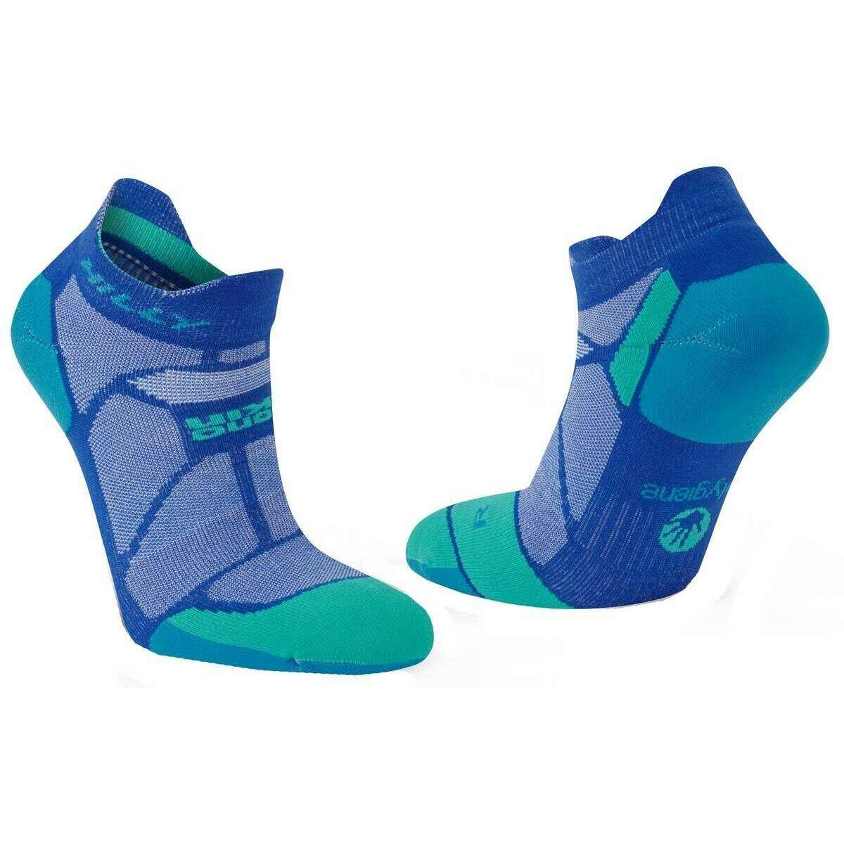 Hilly Marathon Fresh Socklets - Sapphire Blue/Teal Green - Image 5