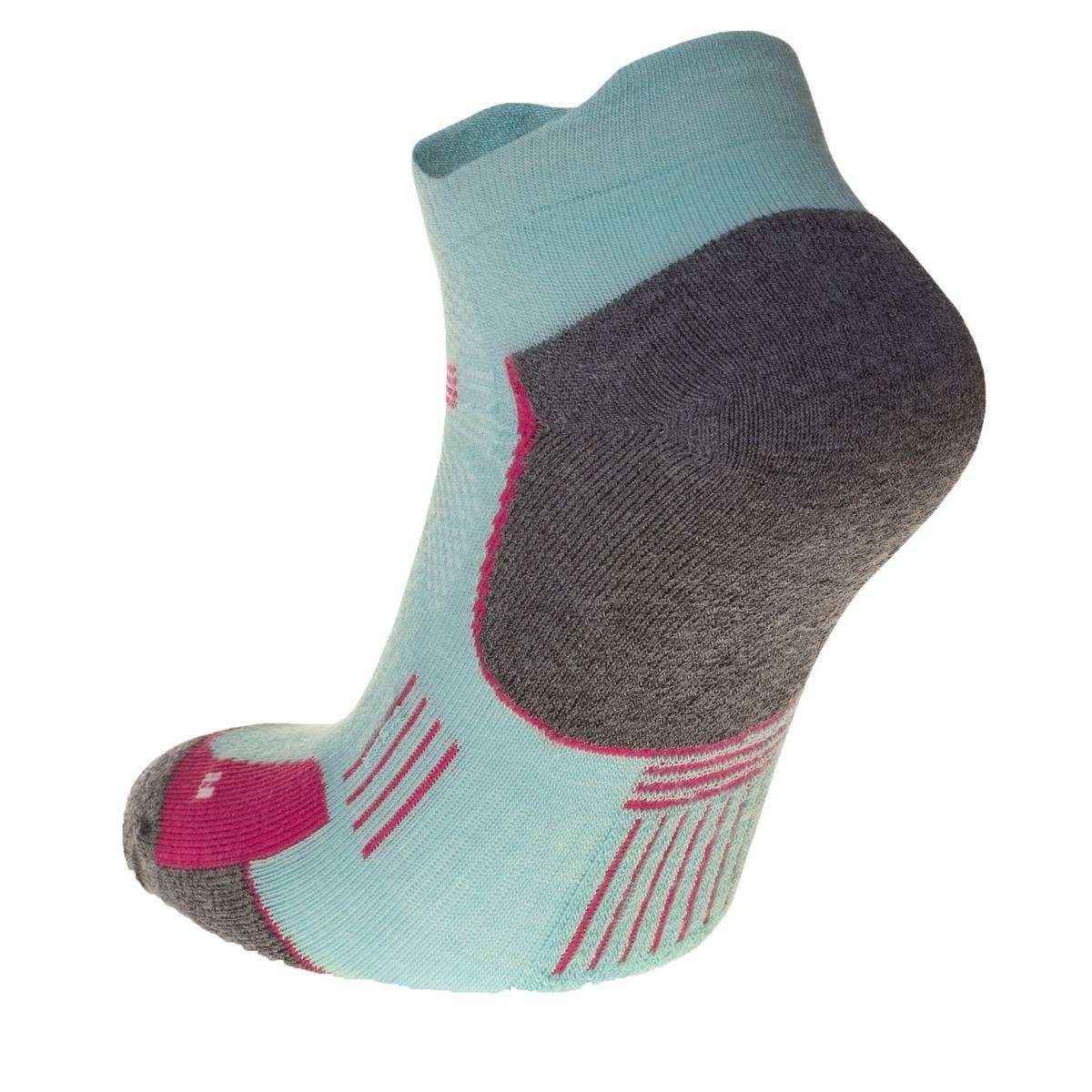 Hilly Supreme Socklet Med Socks - Aquamarine/Grey Marl - Image 2