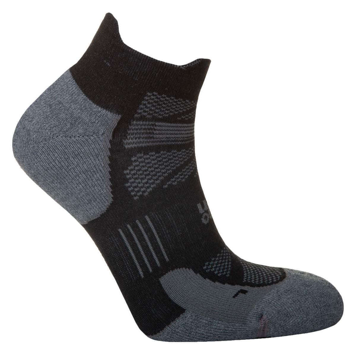 Hilly Supreme Socklet Med Socks - Black/Grey Marl - Image 3