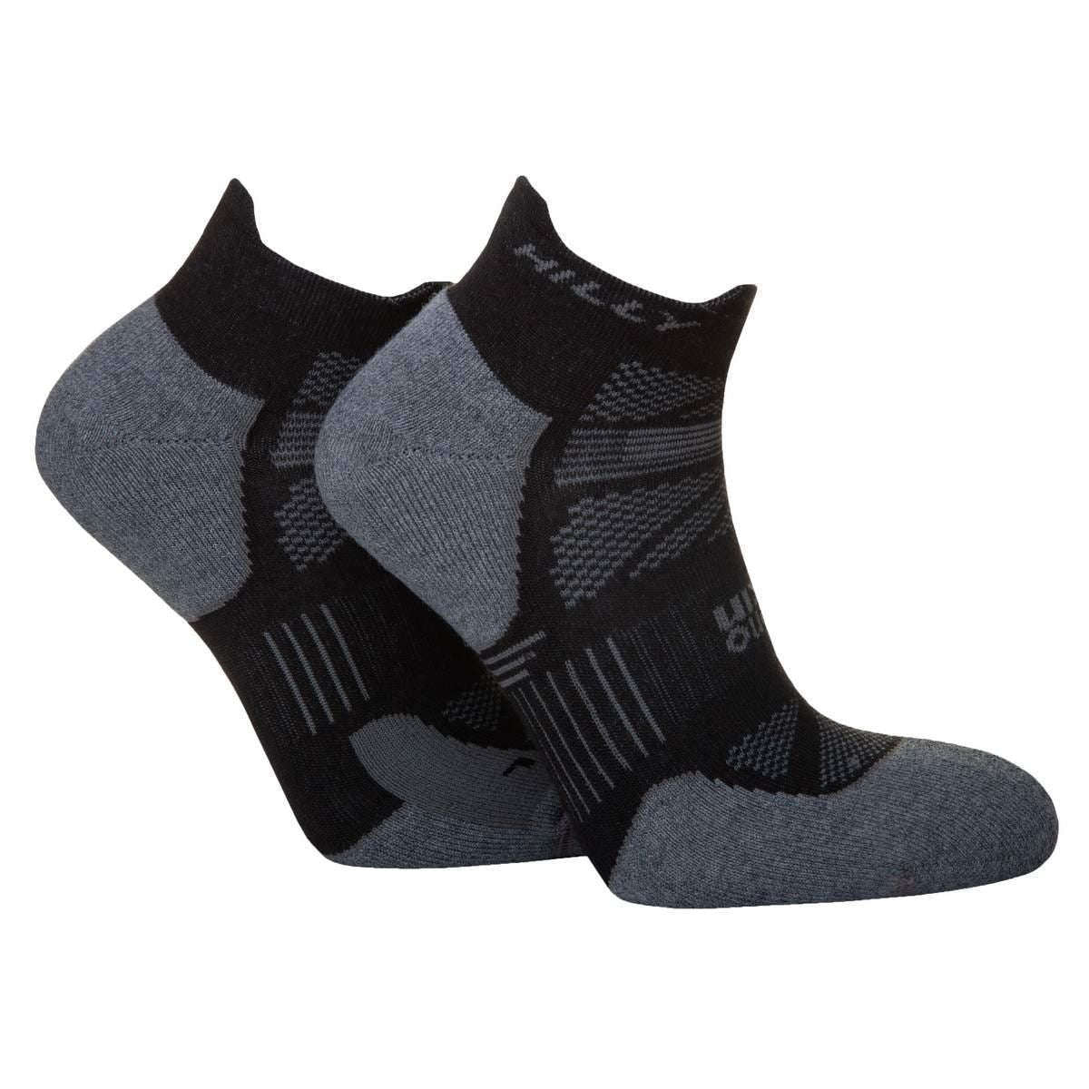 Hilly Supreme Socklet Med Socks - Black/Grey Marl - Image 4