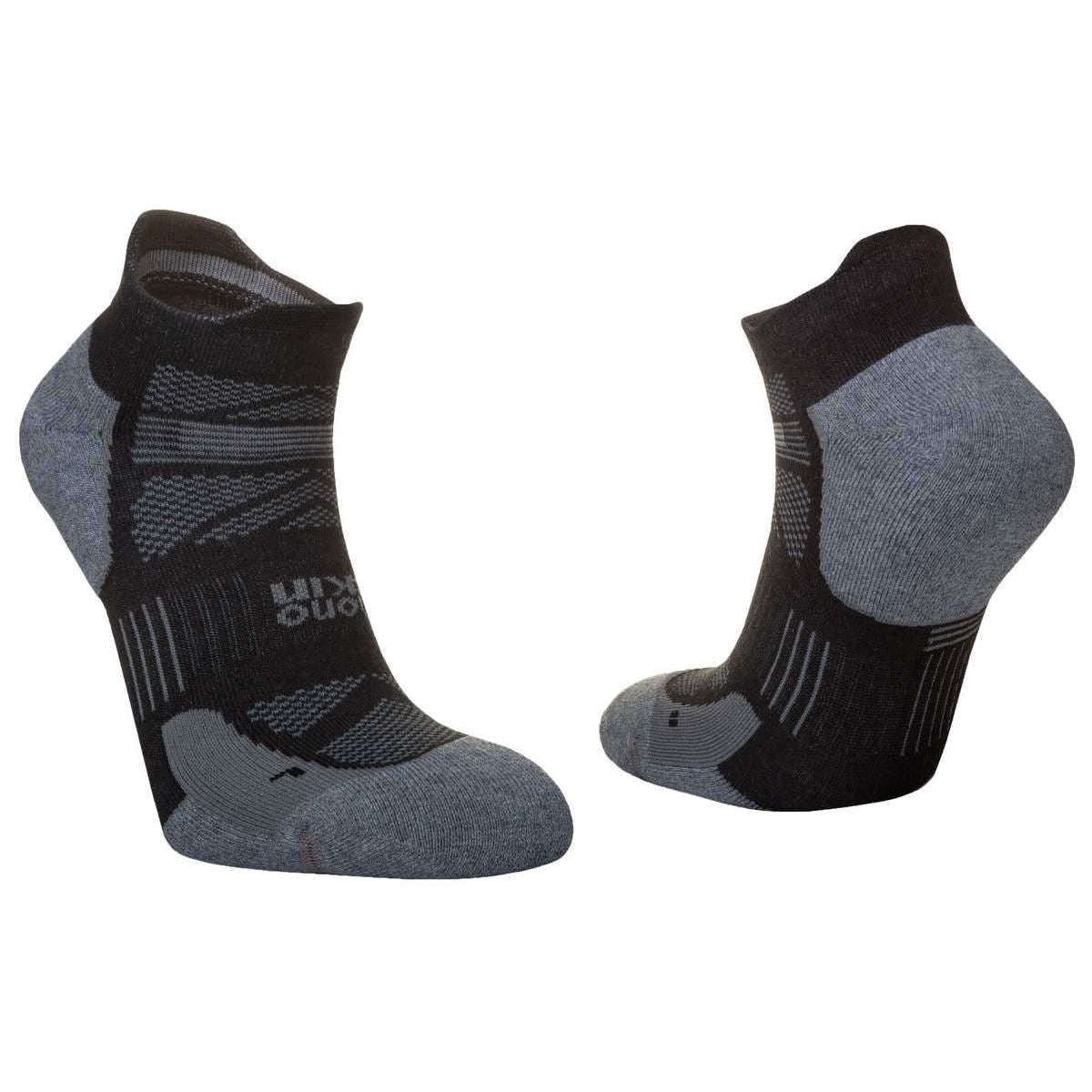Hilly Supreme Socklet Med Socks - Black/Grey Marl - Image 5