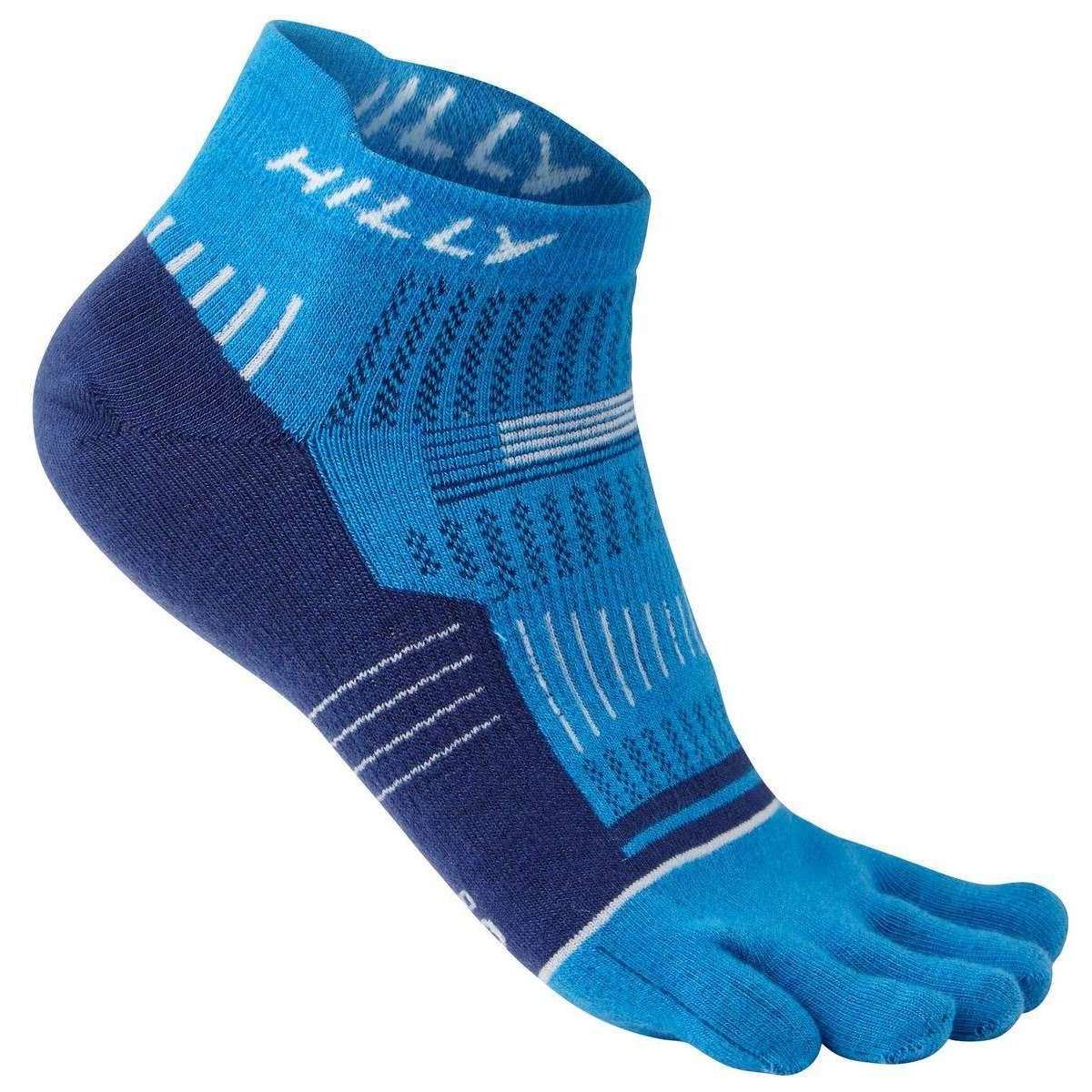 Hilly Toe Socks - Electric Blue/White - Image 2