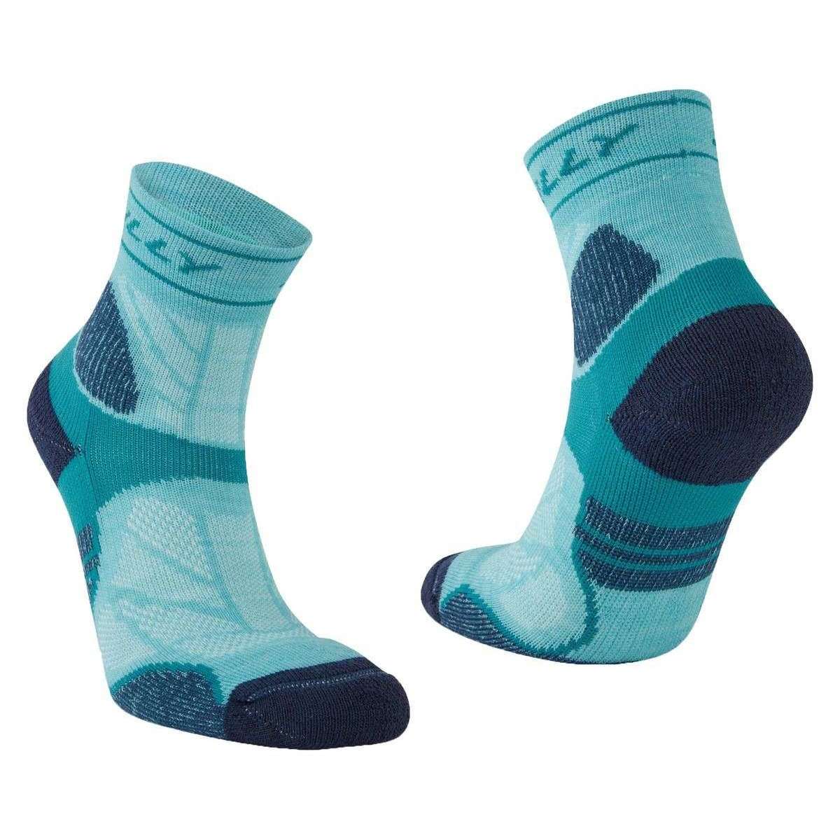 Hilly Trail Anklet Max Socks - Peppermint/Teal - Image 3