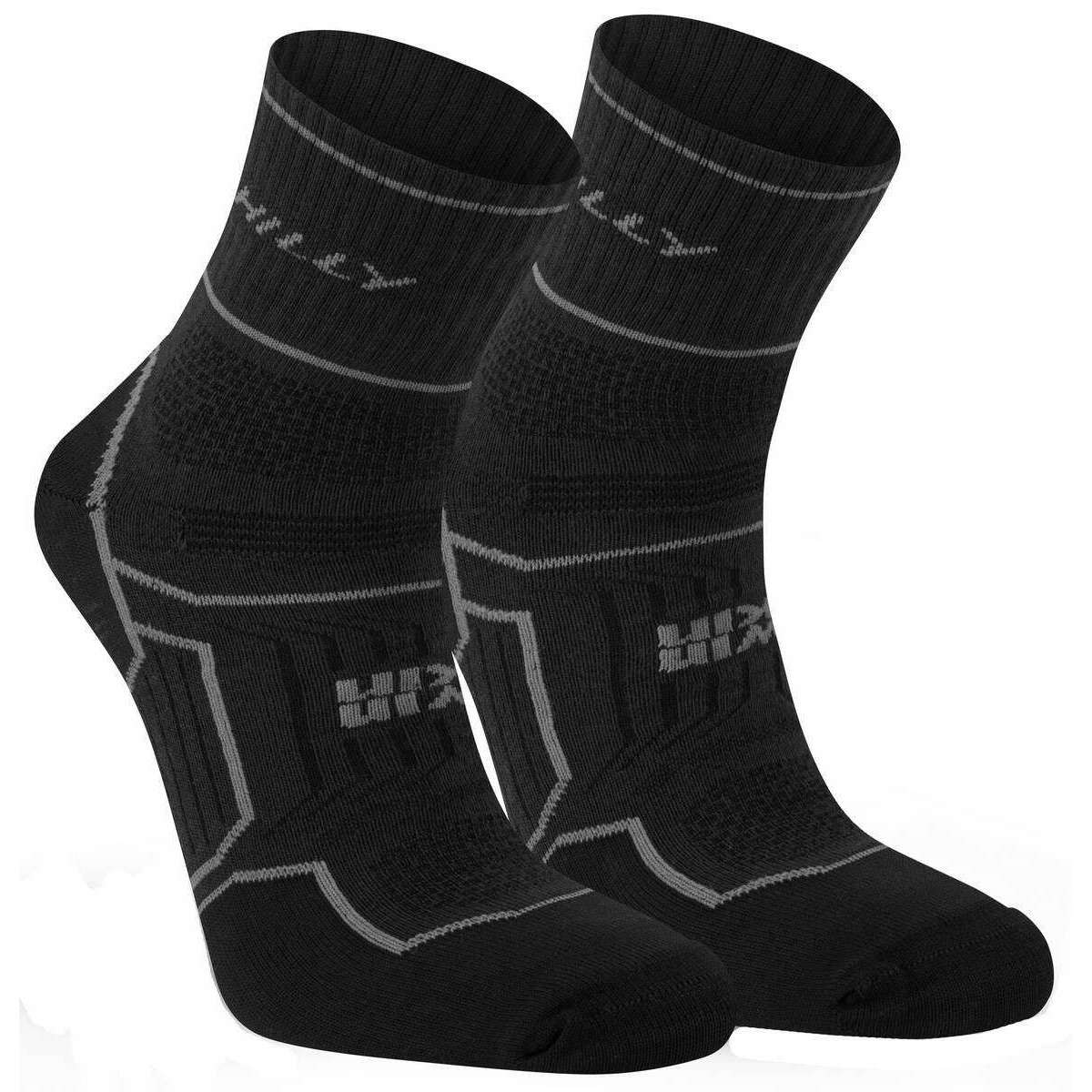 Hilly Twin Skin Anklet Socks - Black/Anthracite Grey - Image 4
