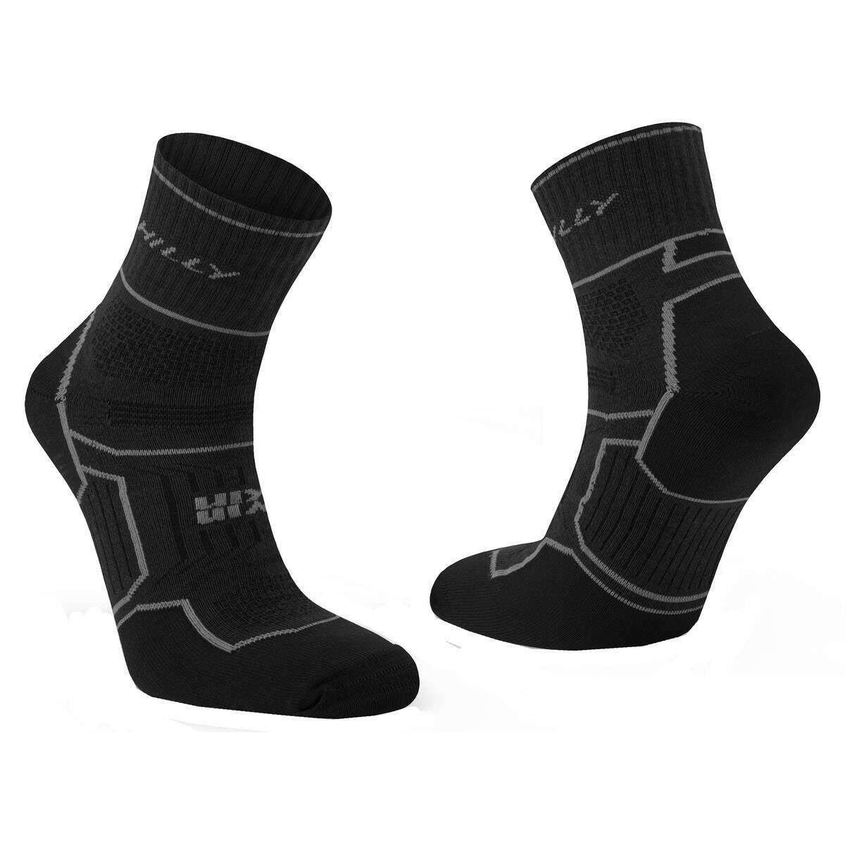 Hilly Twin Skin Anklet Socks - Black/Anthracite Grey - Image 5