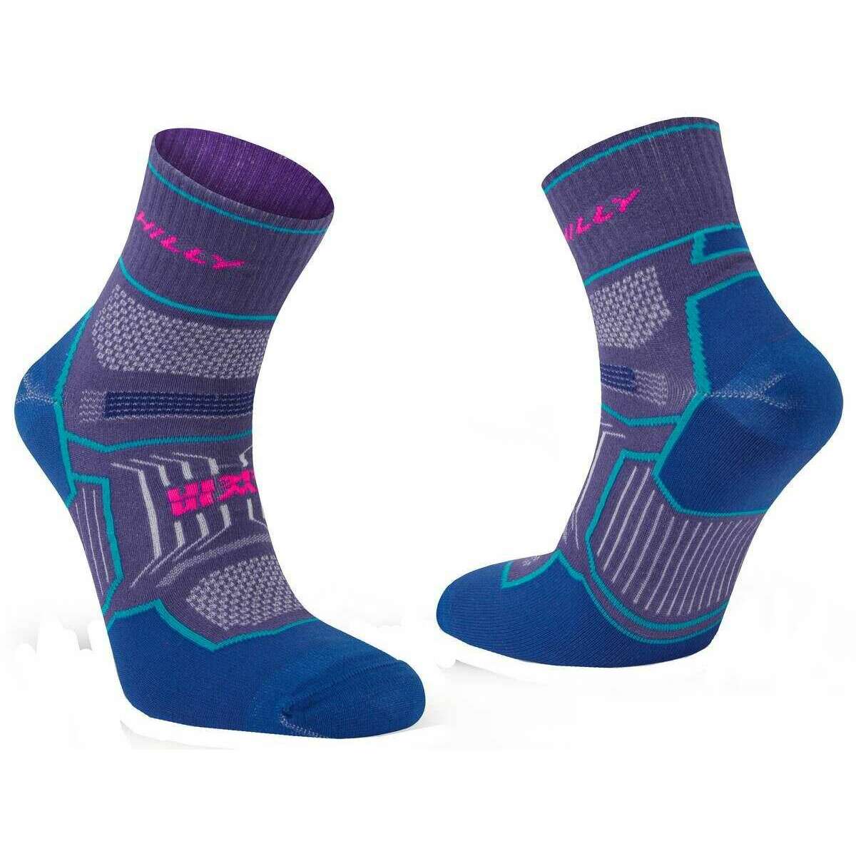 Hilly Twin Skin Anklet Socks - Grape Purple/Blue - Image 5