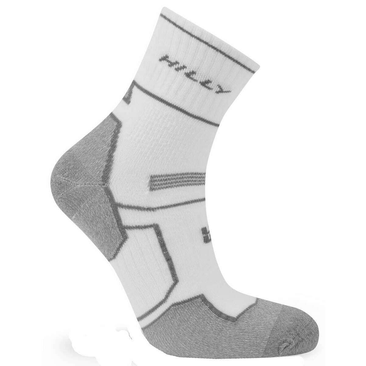 Hilly Twin Skin Anklet Socks - White/Grey Marl - Image 3