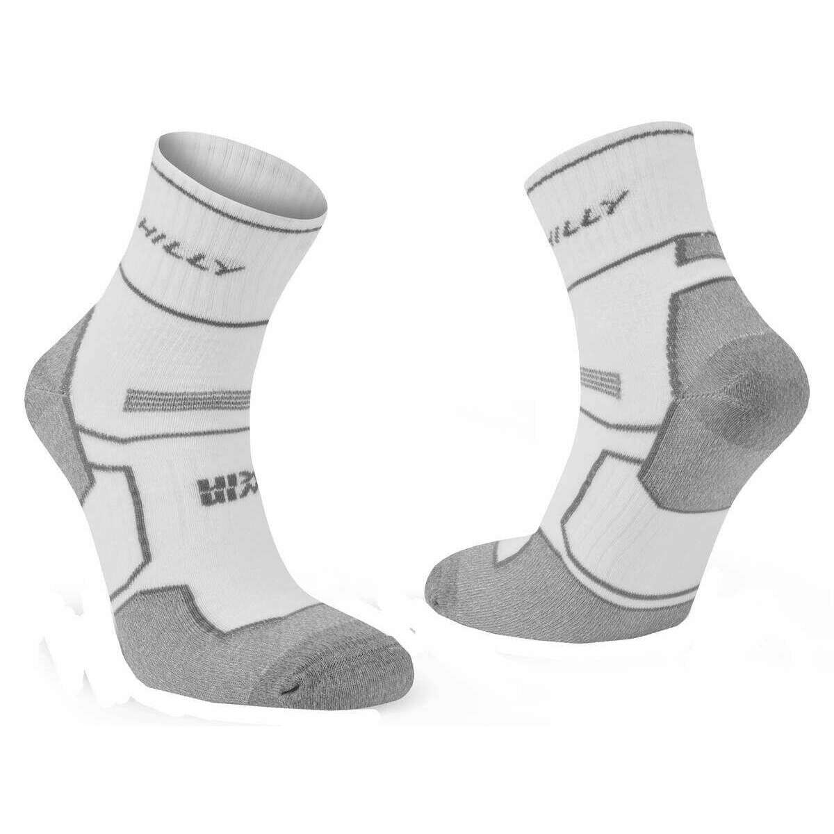 Hilly Twin Skin Anklet Socks - White/Grey Marl - Image 5