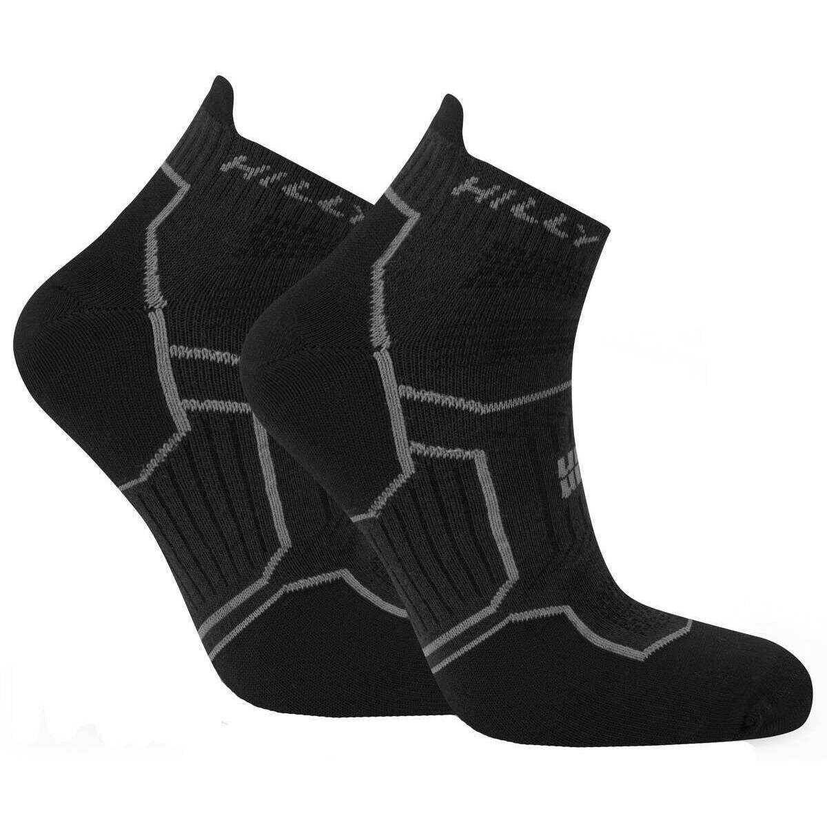 Hilly Twin Skin Socklets - Black/Anthracite Grey - Image 6
